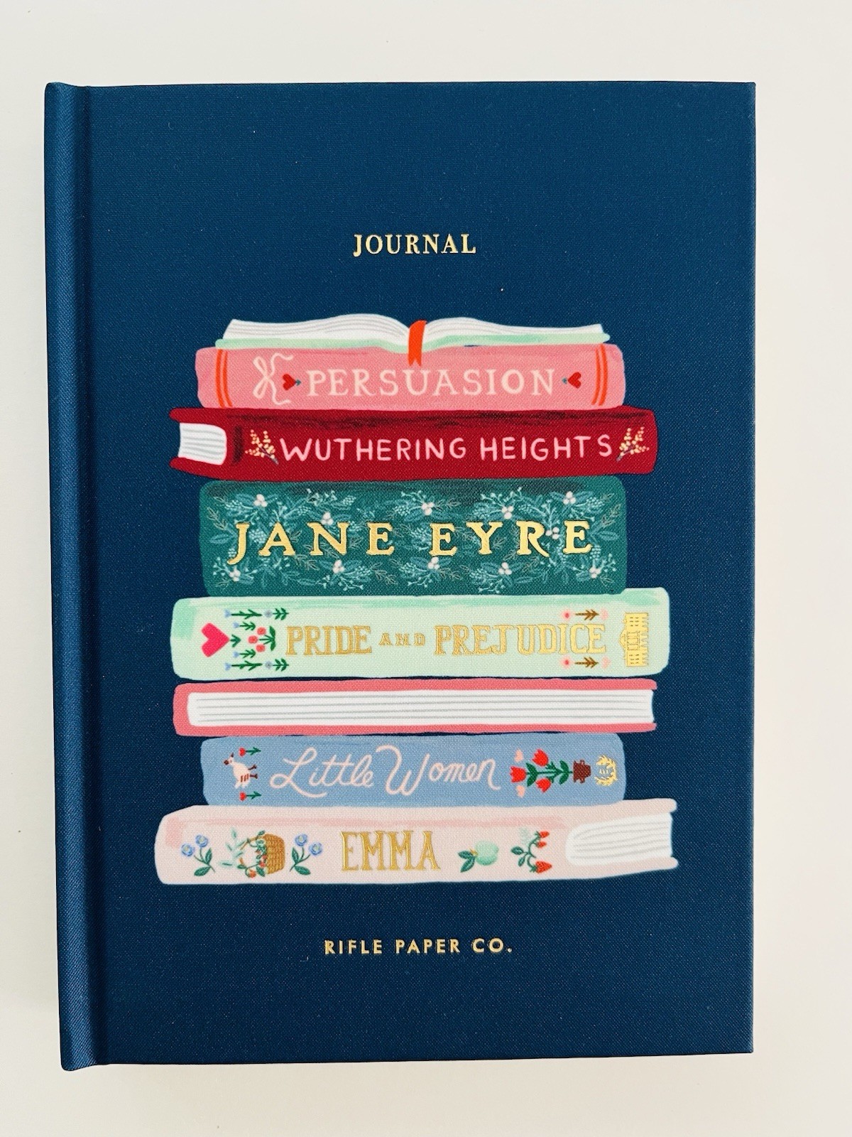 NEW Rifle Paper Co Ladies Night Book Club Cloth Hardcover Journal Jane Austen