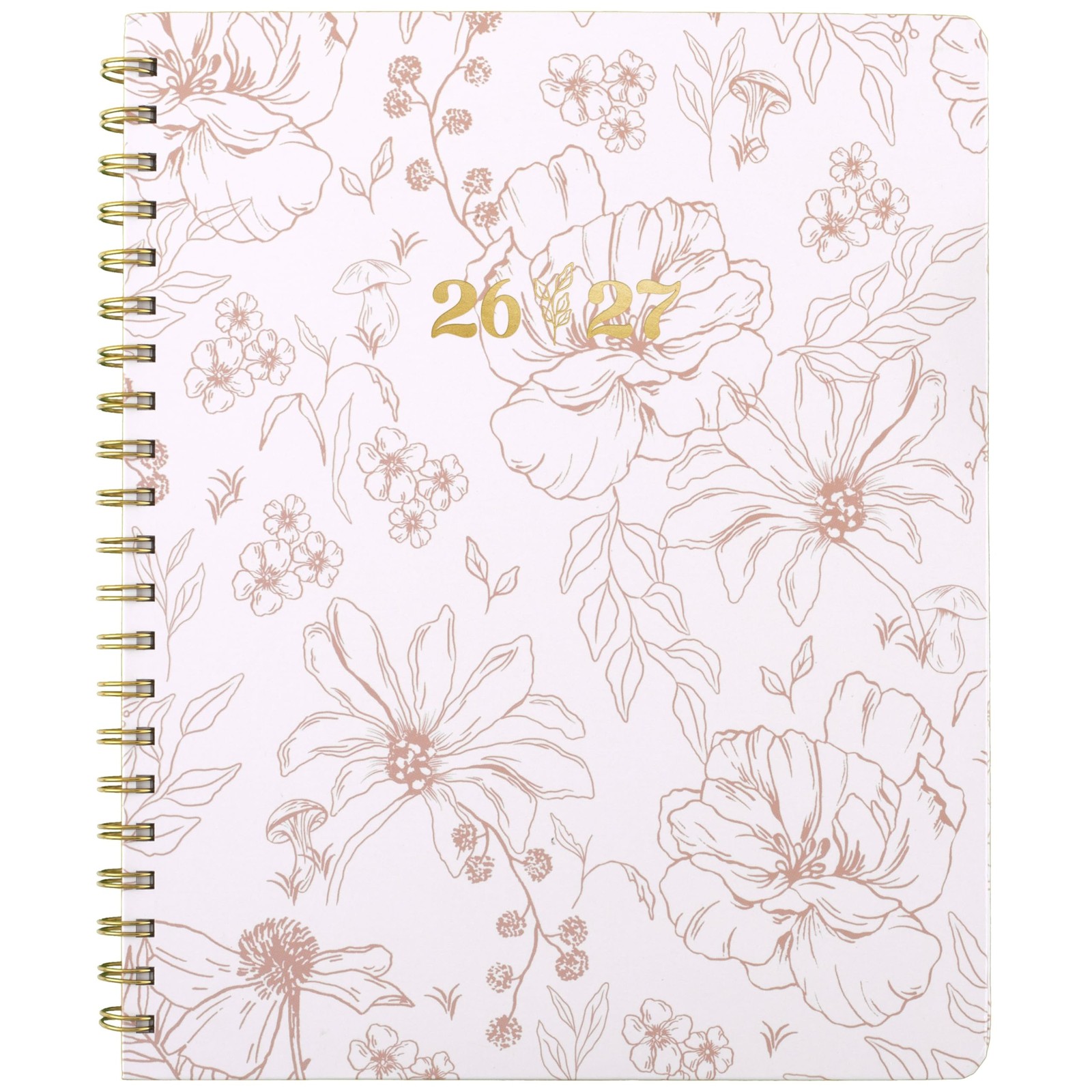 Cambridge Planner 2026-2027 Weekly & Monthly 8.5″W x 11″H, Sketched Floral