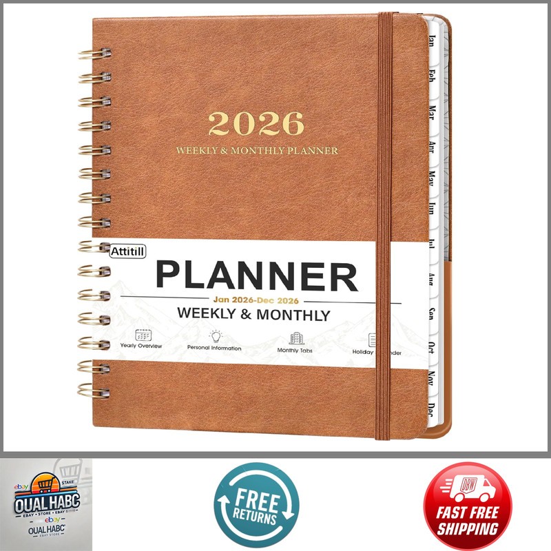 2026 Planner – 2026 Planner Weekly and Monthly, Jan. 2026 – Dec. 2026, Inner Poc