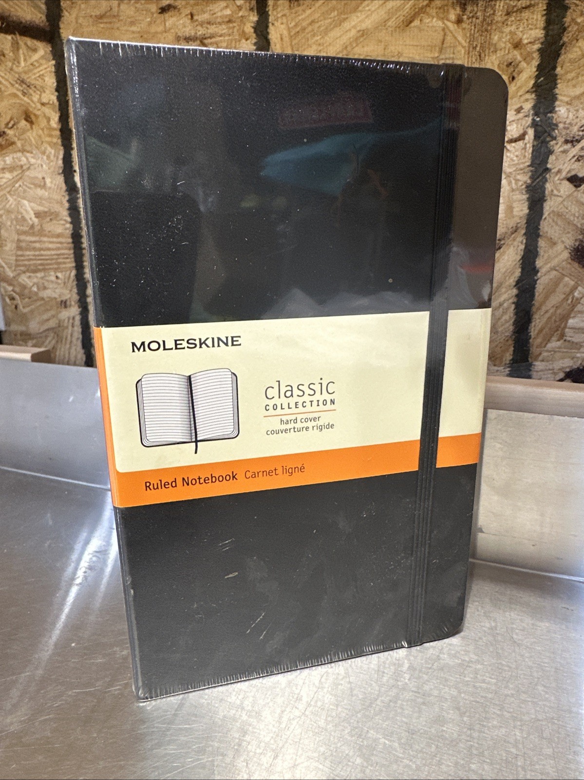 Moleskine Classic Ruled Notebook Large Black Hard Cover, 5×8.25 Inches
