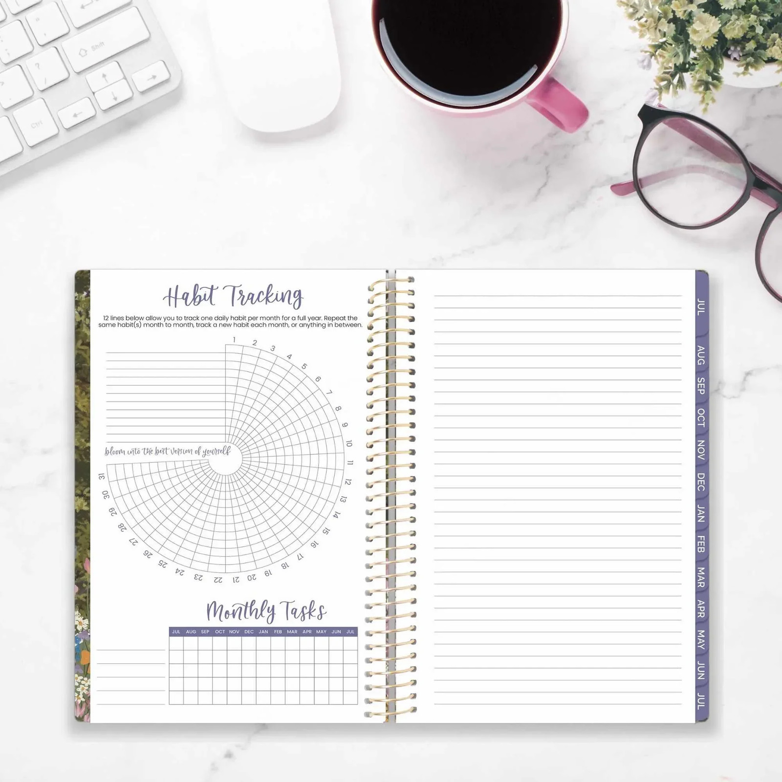 2026–27 Soft Cover Planner, 5.5″ x 8.25″ | Wildflower Mountainside