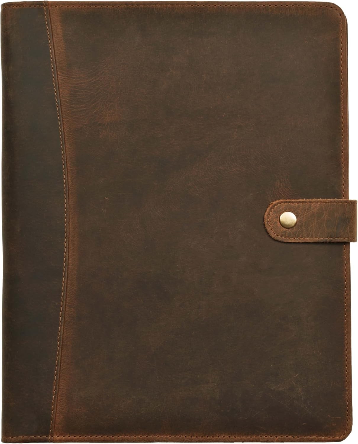 Leather Portfolio Professional Organizer Padfolio – Resume Folder with Luxury…