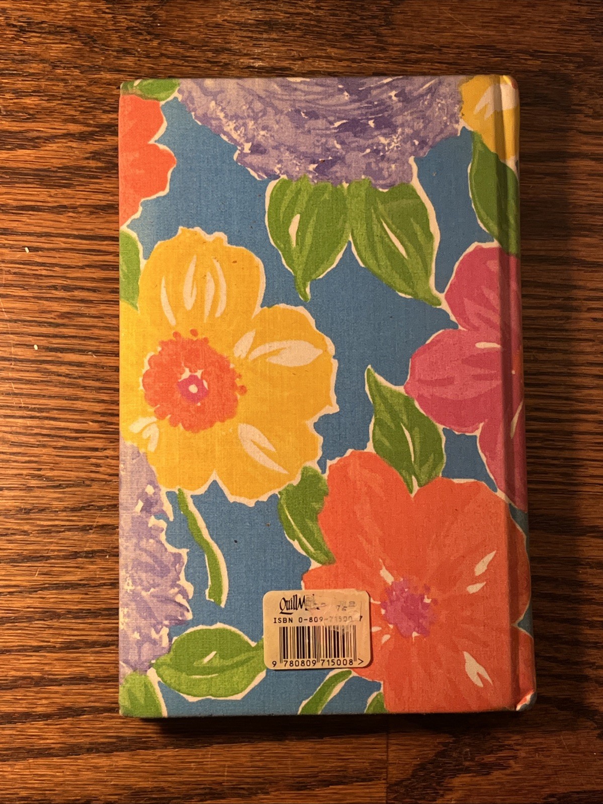 1996 NOS Floral Roses Design Journal Lined Paper Fabric Covered Notebook VTG
