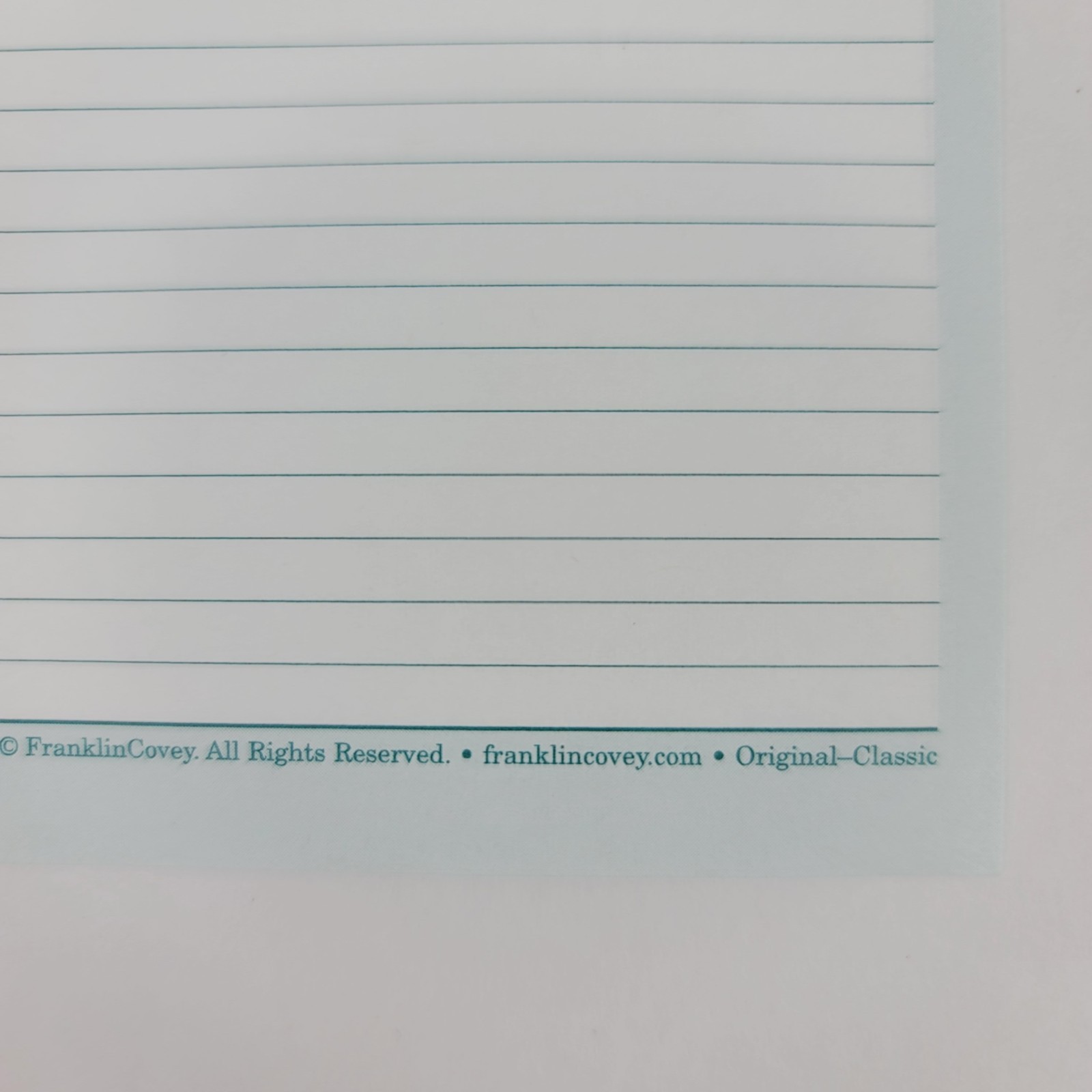 Franklin Covey Classic Size Lined Planner Paper Address Tabbed Dividers Inserts