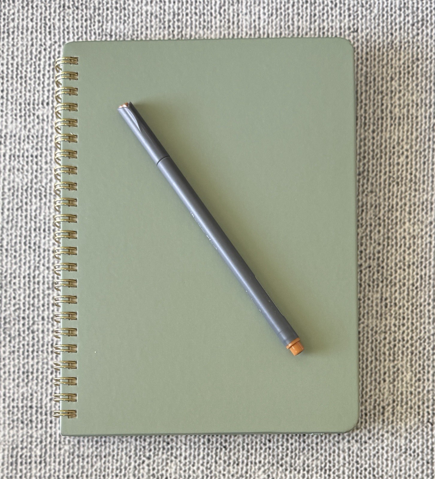 Green A5 Personal Journal W/ Pen, Hardcover, 140 Pgs.