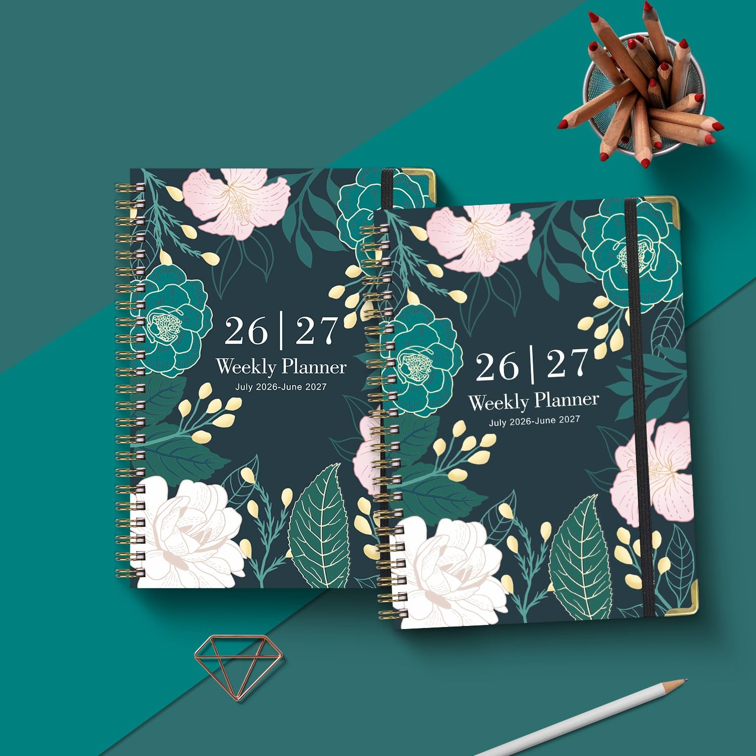 Planner 2026-2027,Agenda 2026 2027, July 2026 to June 2027 Monthly Weekly Cal…