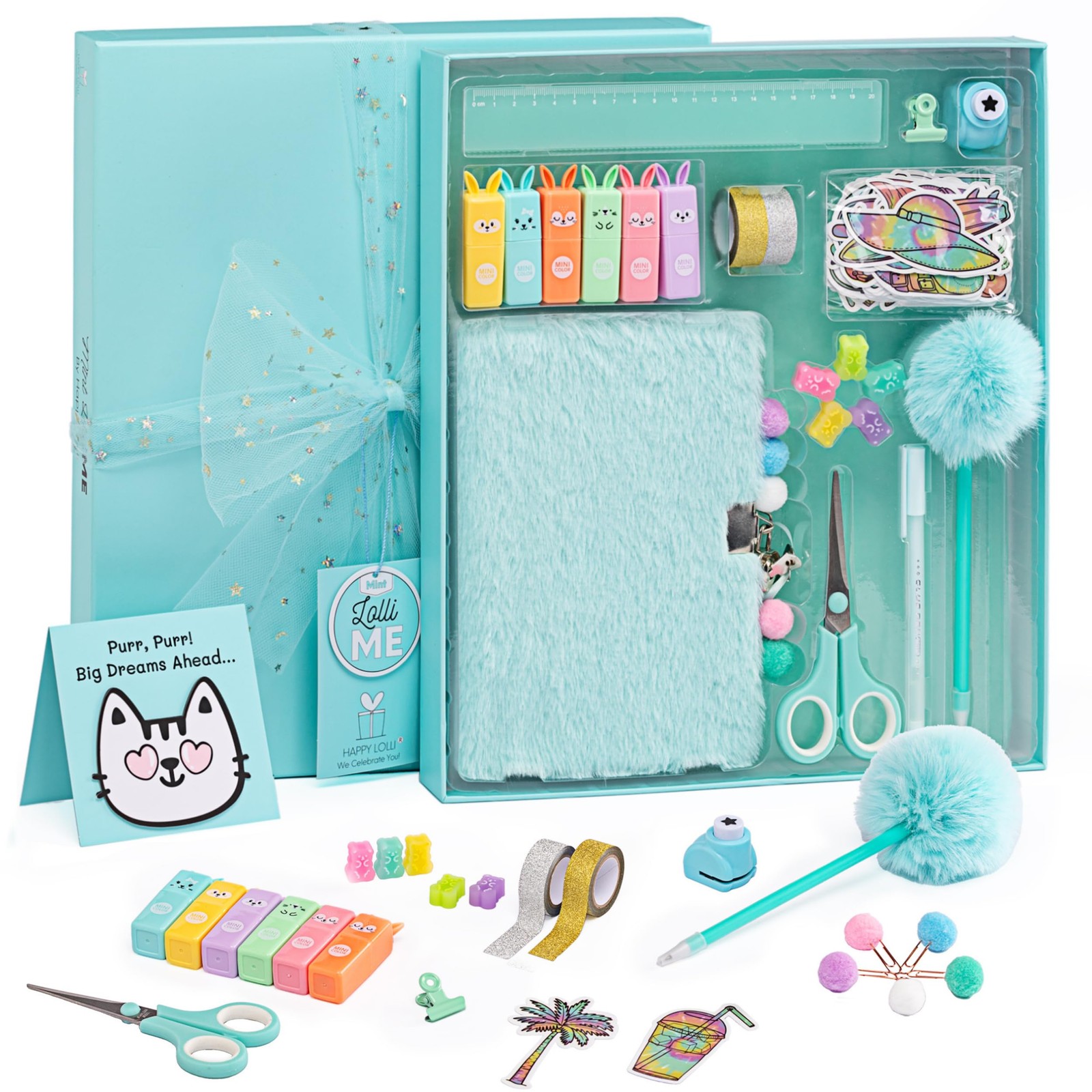 Mint LolliME DIY Journal Kit for Tween & Teen Girls Ages 8–14, Birthday Gift,…