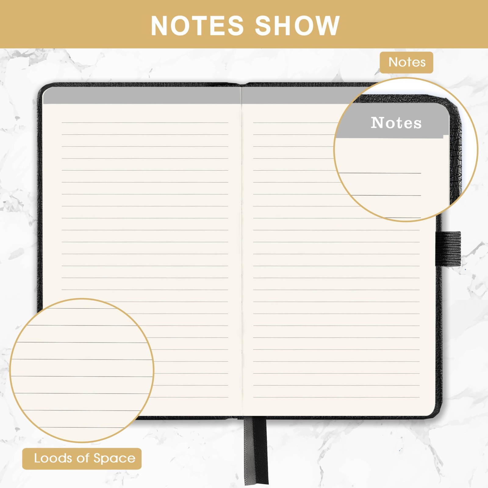 Pocket Planner/Calendar 2026-2028 – 3 Year Monthly Planner 6.3″ × 3.8″, black