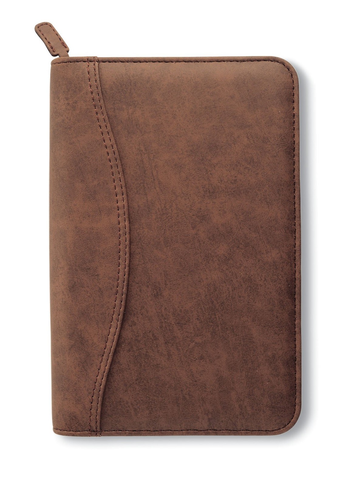 Day-Timer Simulated Distressed Leather Organizer Starter Set, Zip Closure, 8….