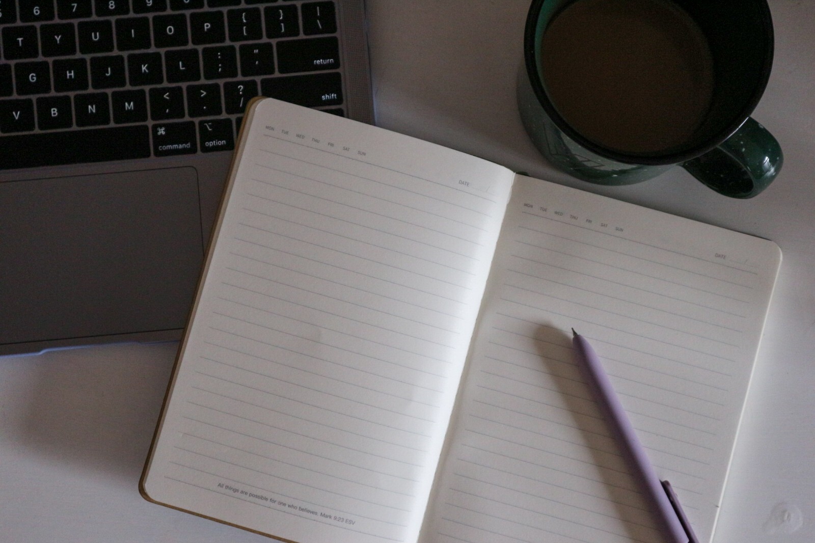 Journal Notebook | Leather College Ruled Notebook | 3 Colors | Christian Journal