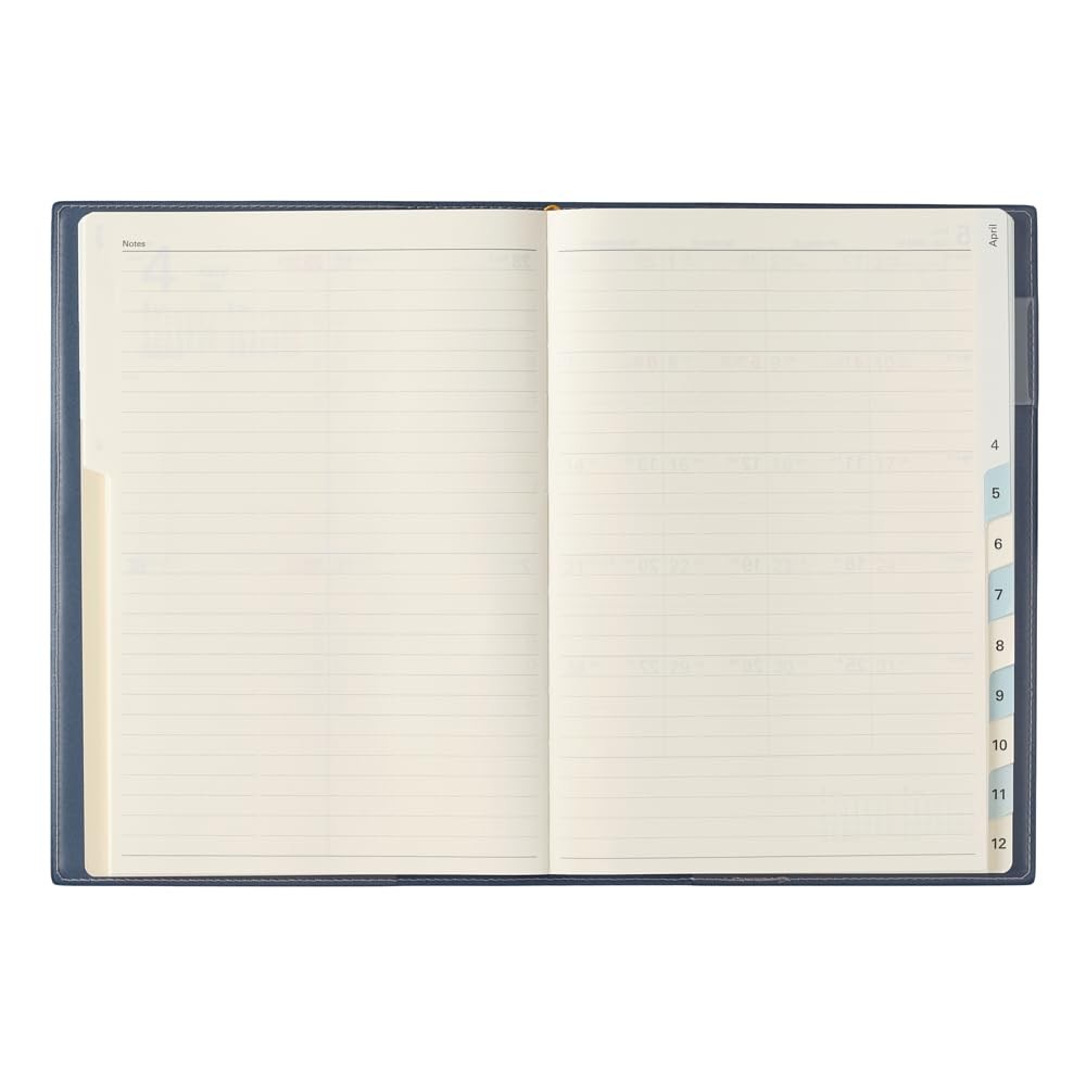 NOLTY 2026 Planner, A5 Weekly, access5, Navy Blue, 6481 (Starts December 2025)