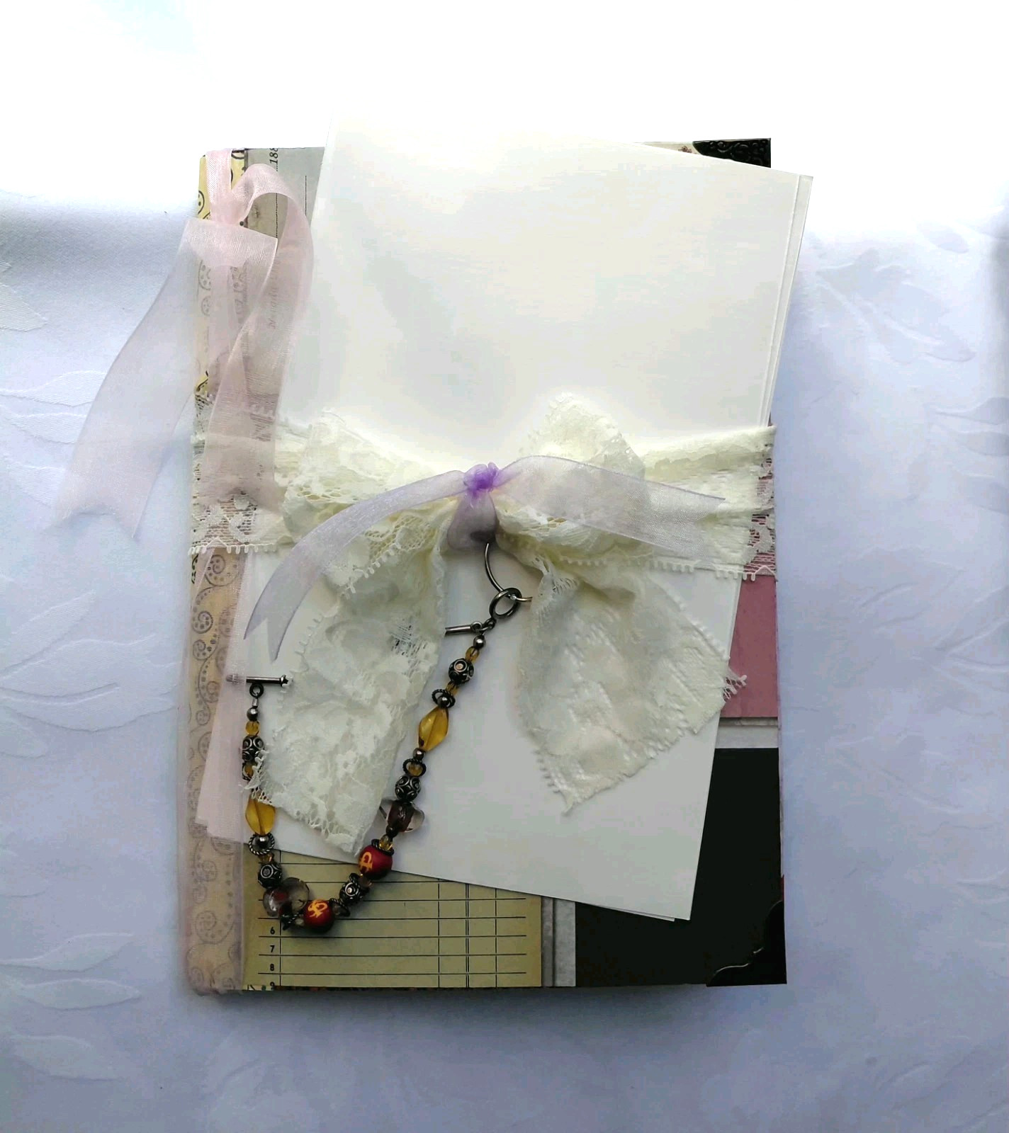 Vintage Theme Naked Journal 32 pages for Memories, Travel Log or Mementos (qs)