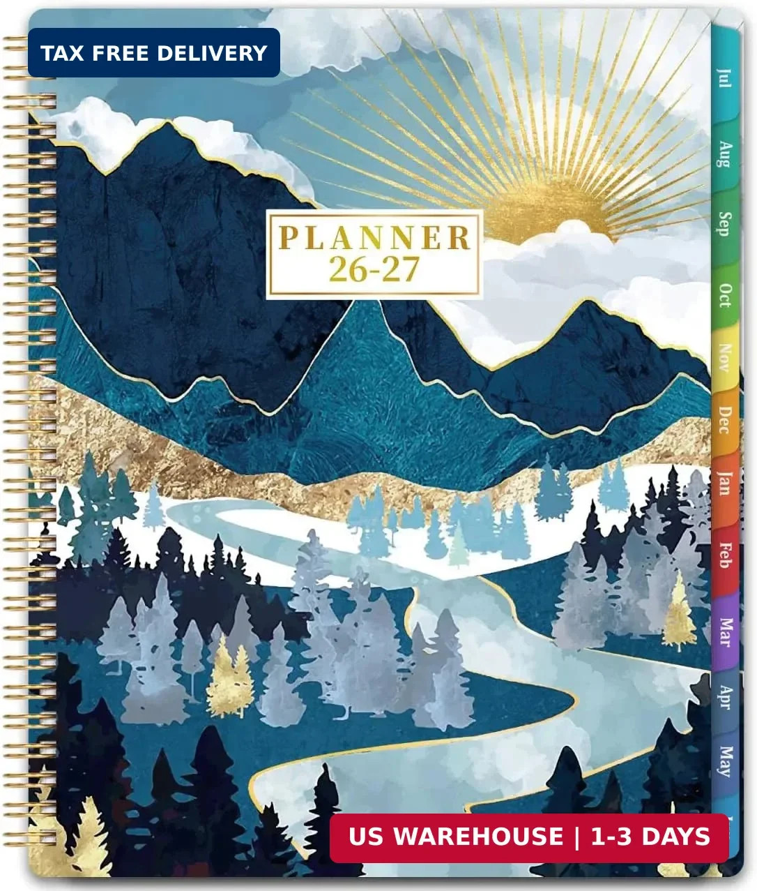2026-2027 Planner – JUL 2026 – JUN 2027, Planner 2026-2027, 8” x 10”, Planners