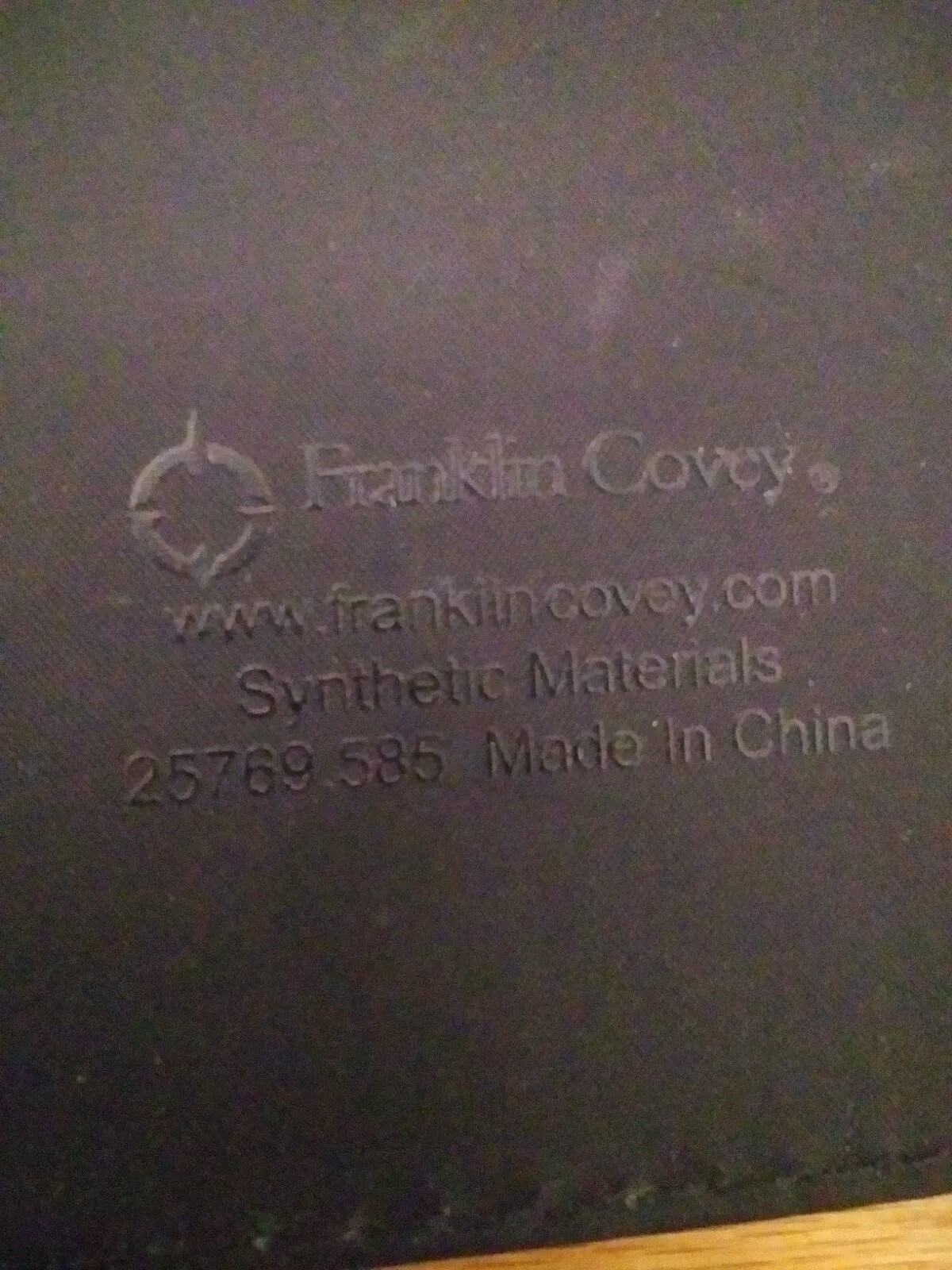 Franklin Covey Burgundy Classic Open Synthetic Materials Binder