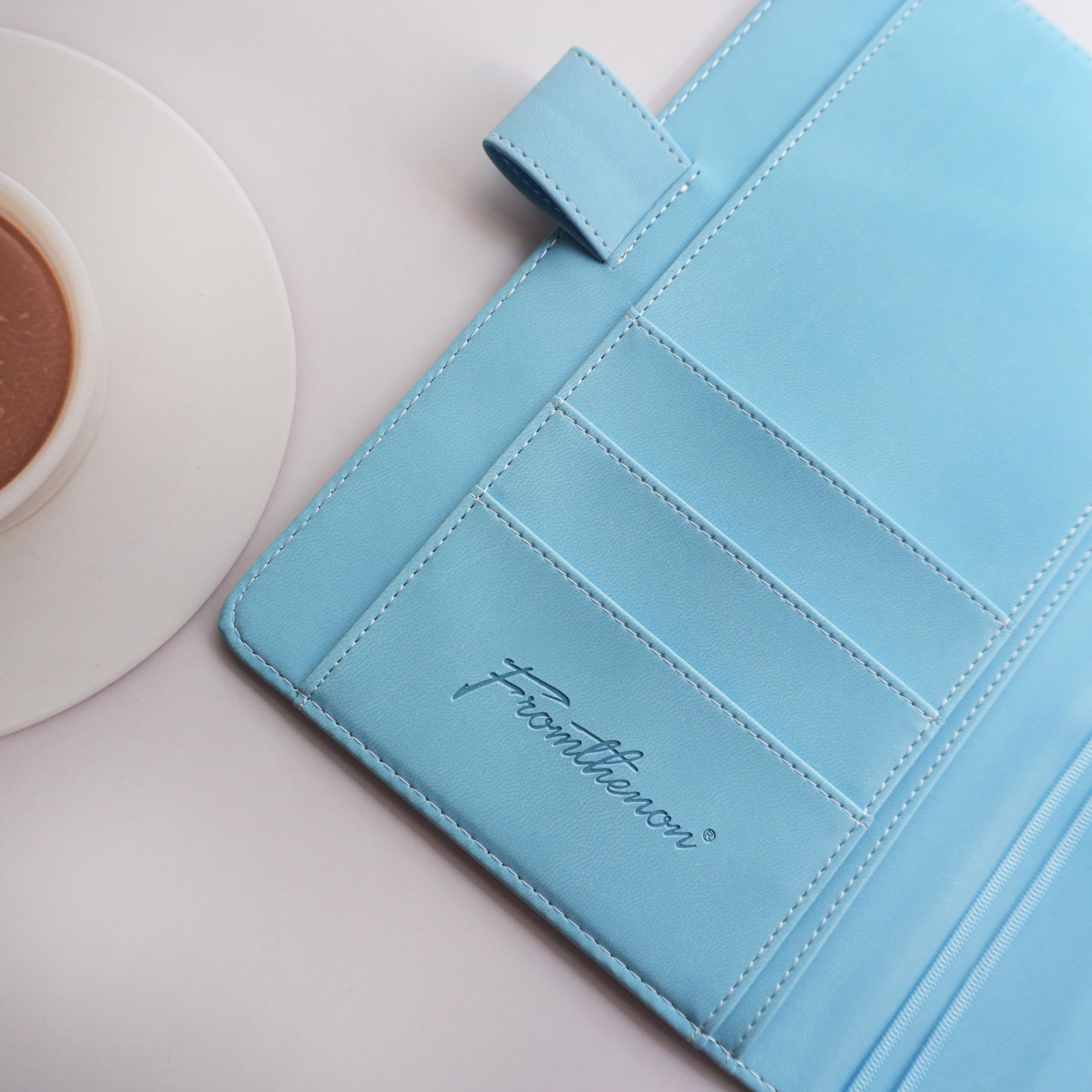 A5 PU Faux Leather Cover for Notebook Planners, Refillable Planner Case [Cove…