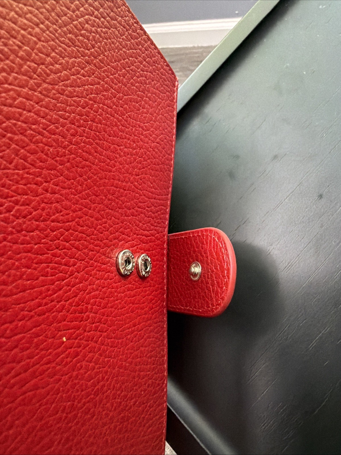 Moterm B6+ Leather Cover Notebook Planner Cherry Red