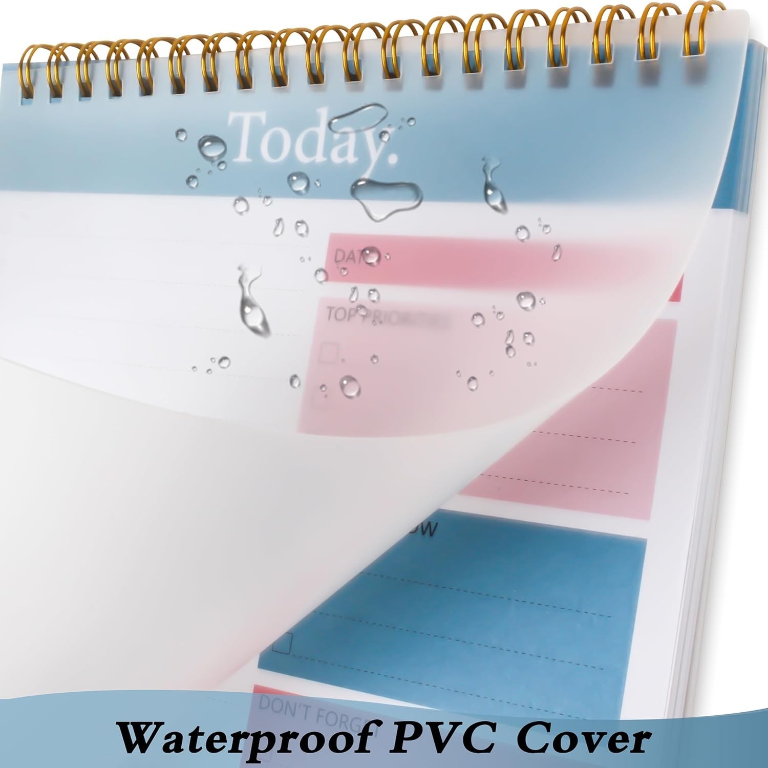 Compact 6.5″ x 9.8″ Spiral To Do List Notepad – Boost Productivity