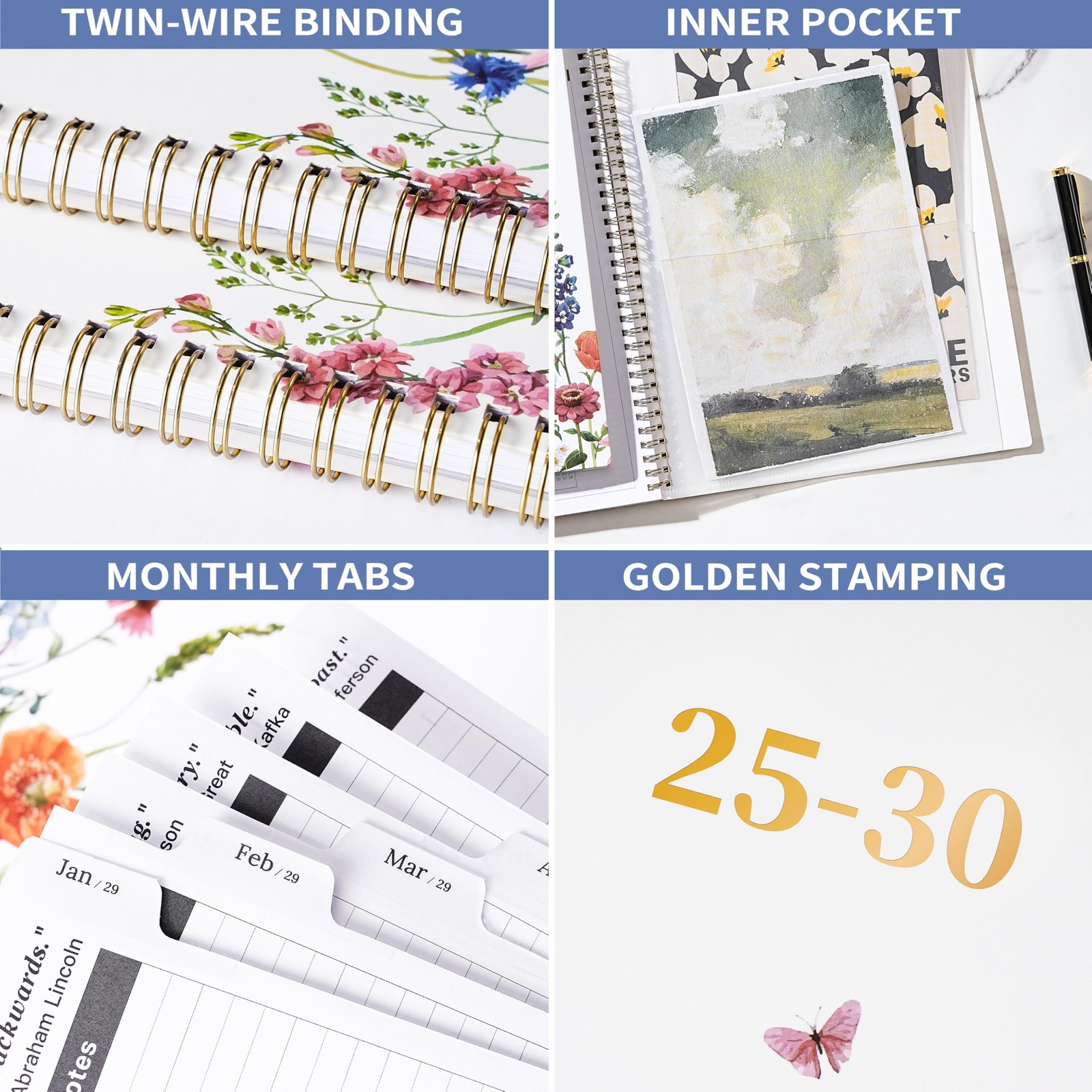2025-2030 Monthly Planner – 5 Year Planner/Calendar, 2025-2030 Monthly Calend…
