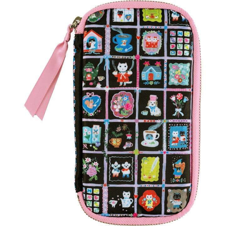 Hobonichi Small Drawer Pouch Yumi Kitagishi Coffee Time Compact Organizer Japan