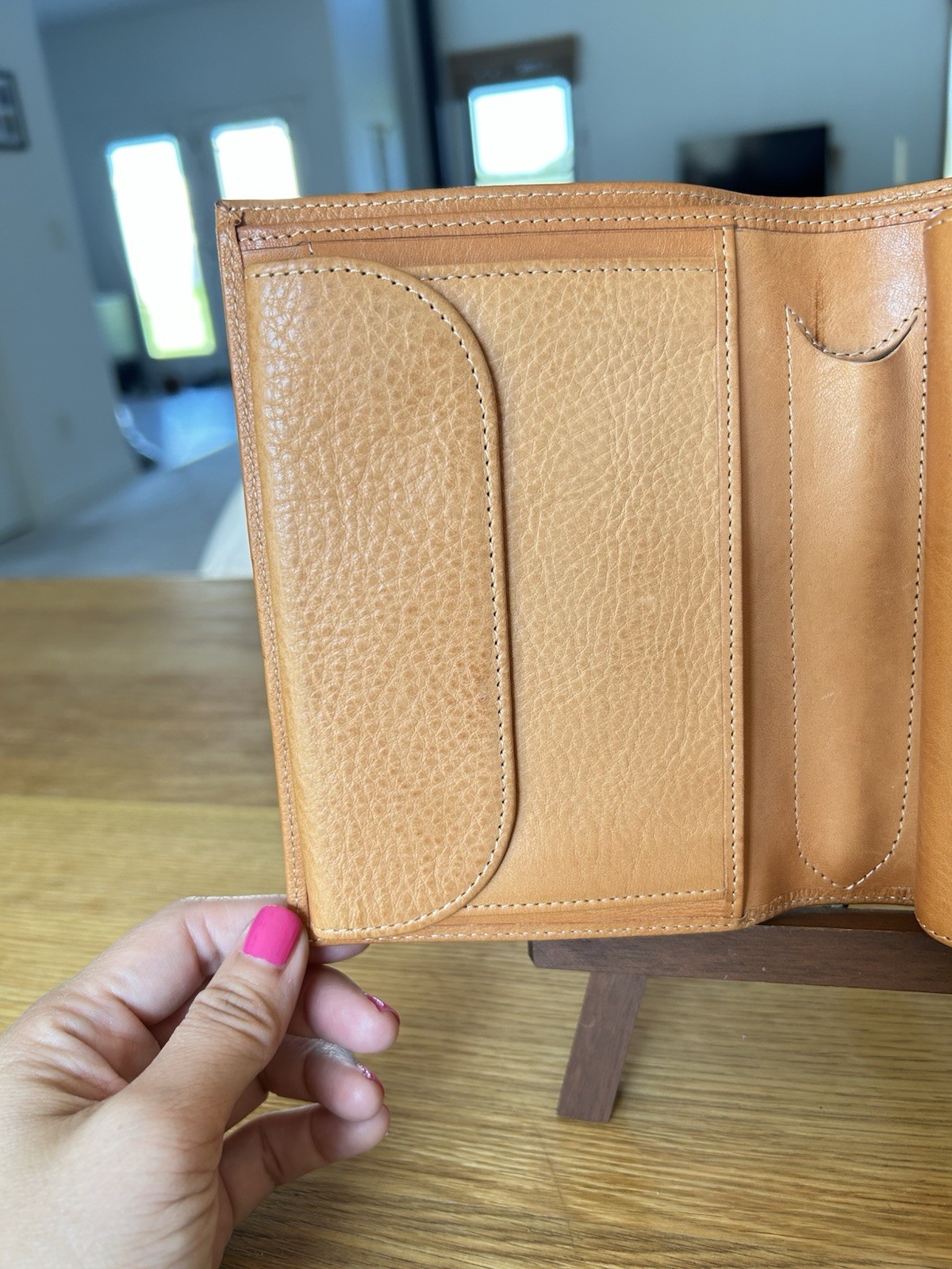 Gillio Firenze Pocket Mia Cara Undyed Epoca Leather with Amica Misprint