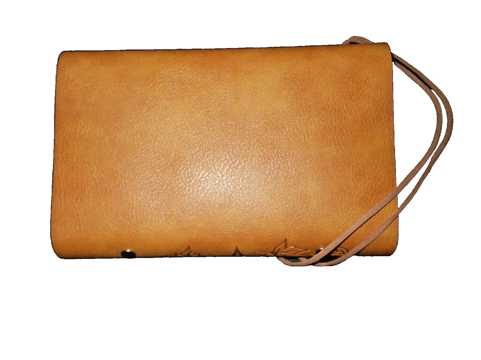 Journal Notebook 160 Pages & Refillable Faux Leather Stamped Maple Leaf 7x4x1 in