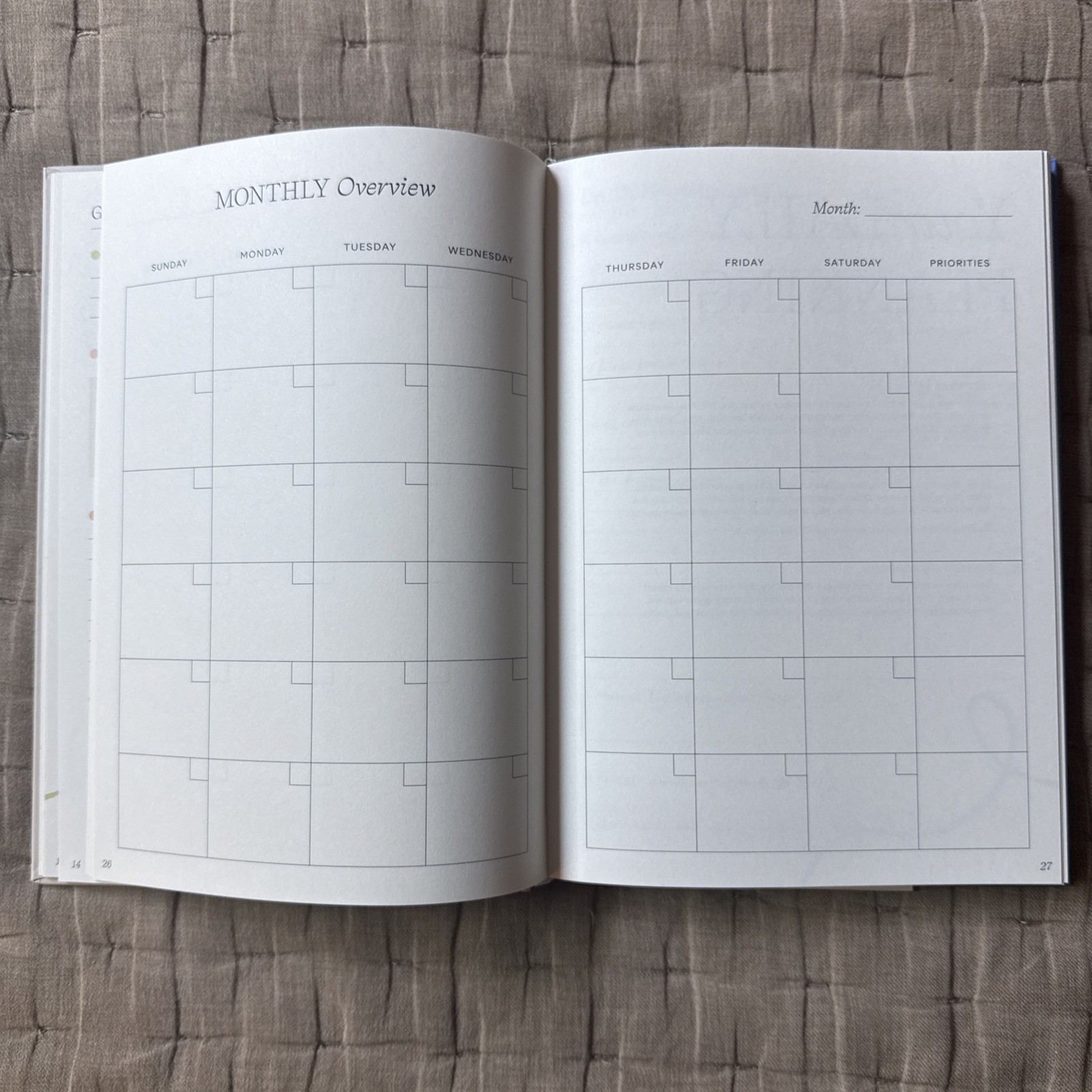 Papier Start Fresh Every Day Productivity Planner Hardcover 192 Pages Organizer￼