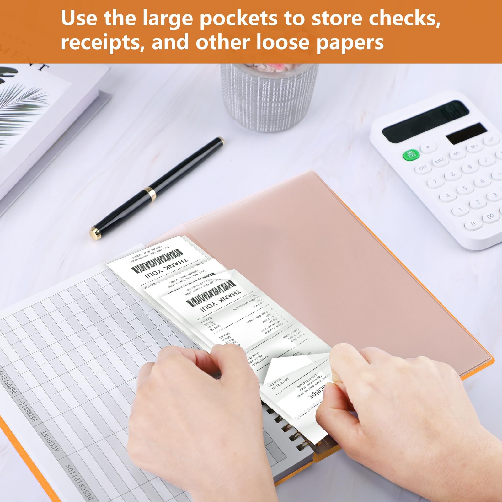 Accounting Ledger Book A5 Horizontal Ledger Books for Small Business Bookkeeping