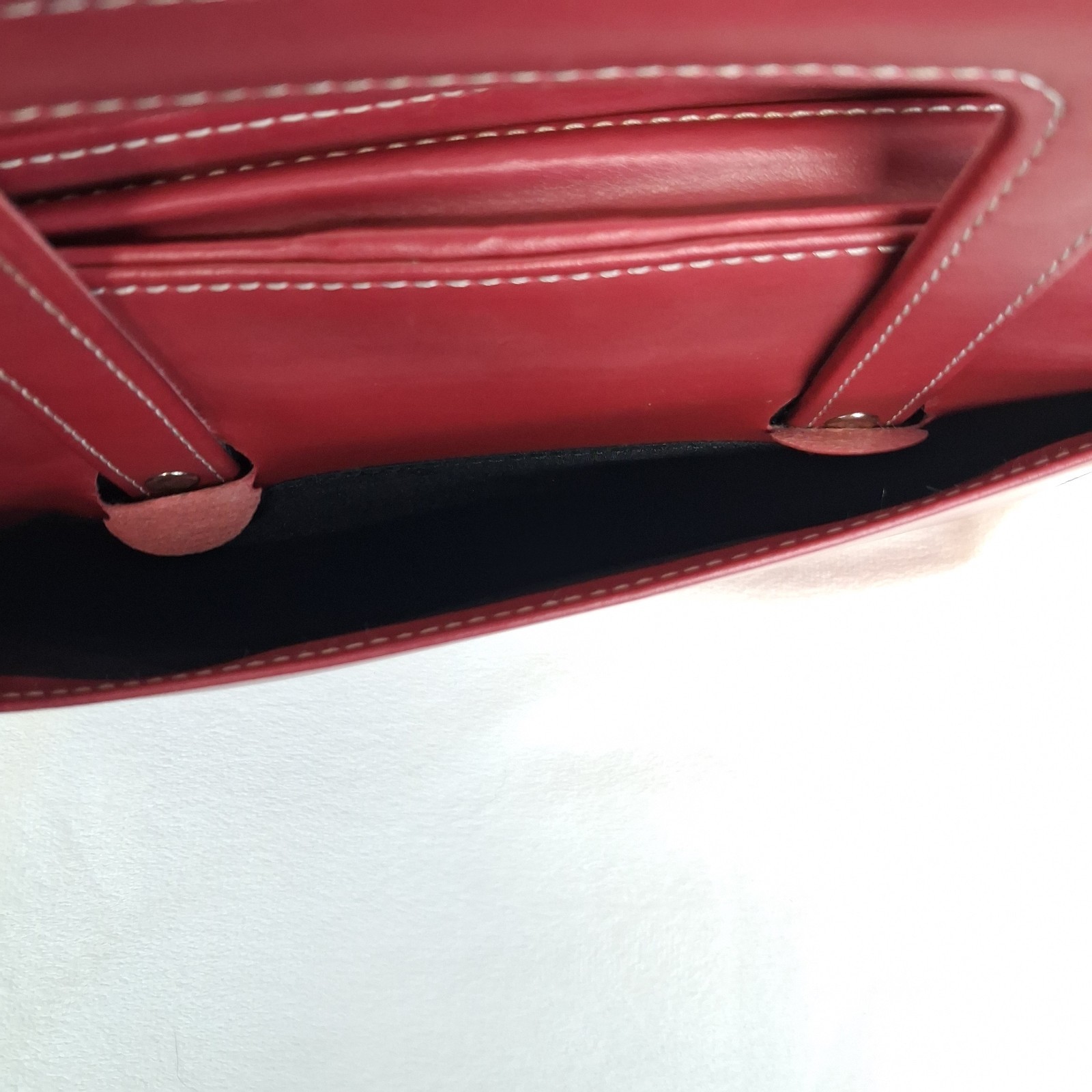 FRANKLIN COVEY Red 7 Ring Planner Binder With Handles Full Zip Read