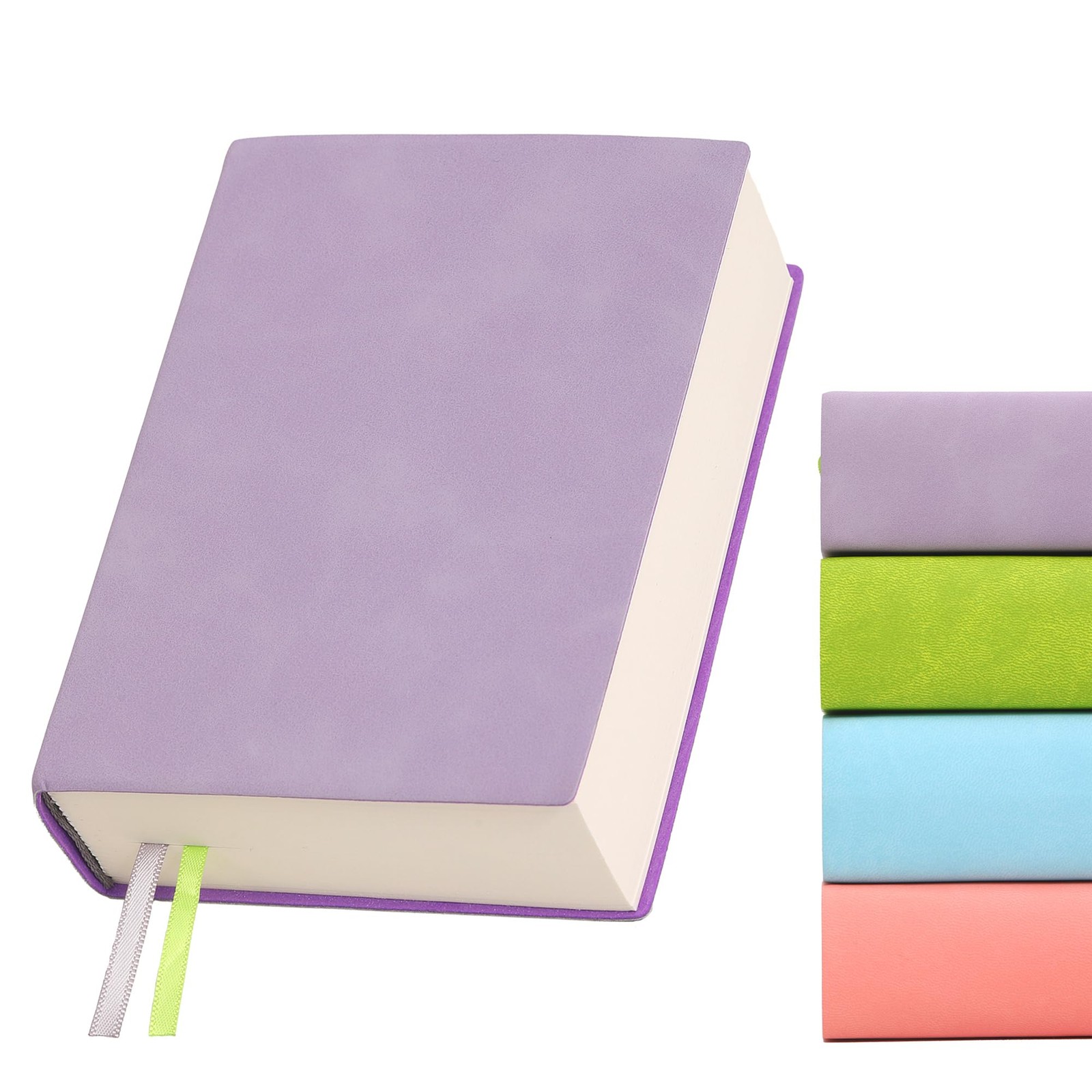 Thick Blank Journal Notebook 720 Pages 3.9 × 5.5 No Lines Soft Leather Pocket Bl