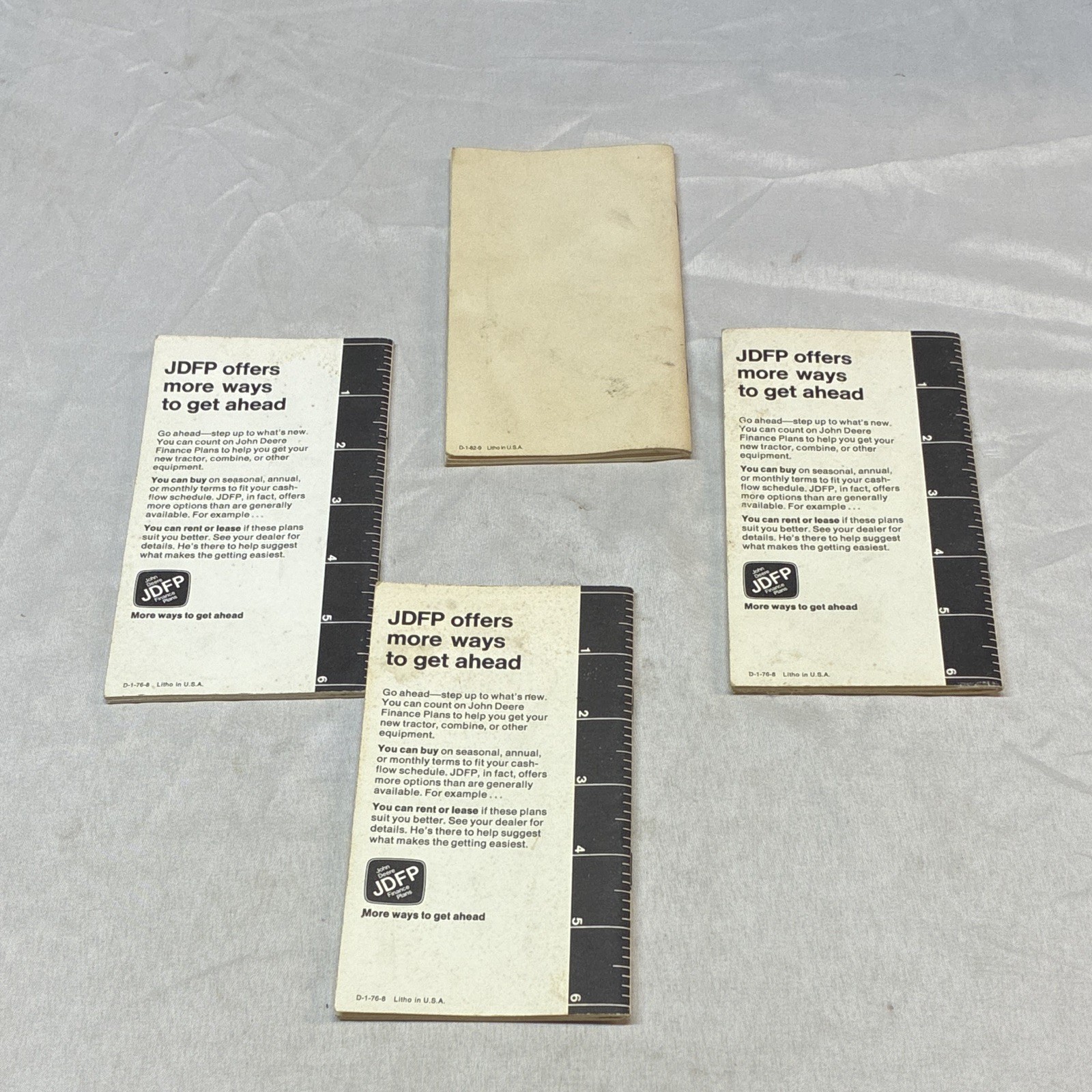 John Deere Farmer’s Pocket Notebooks Lot of 4, Never Used