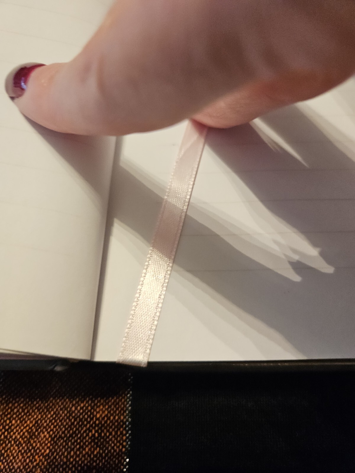 Inspirational Quote Hardcover Journal with Lined Pages & a page marker. Gold Pgs