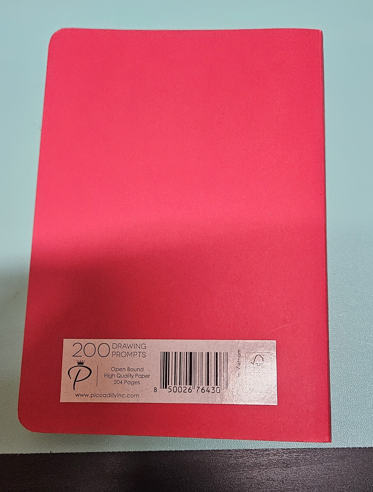 200 Drawing Prompts, Open Bound, 204 Pages, Piccadilly