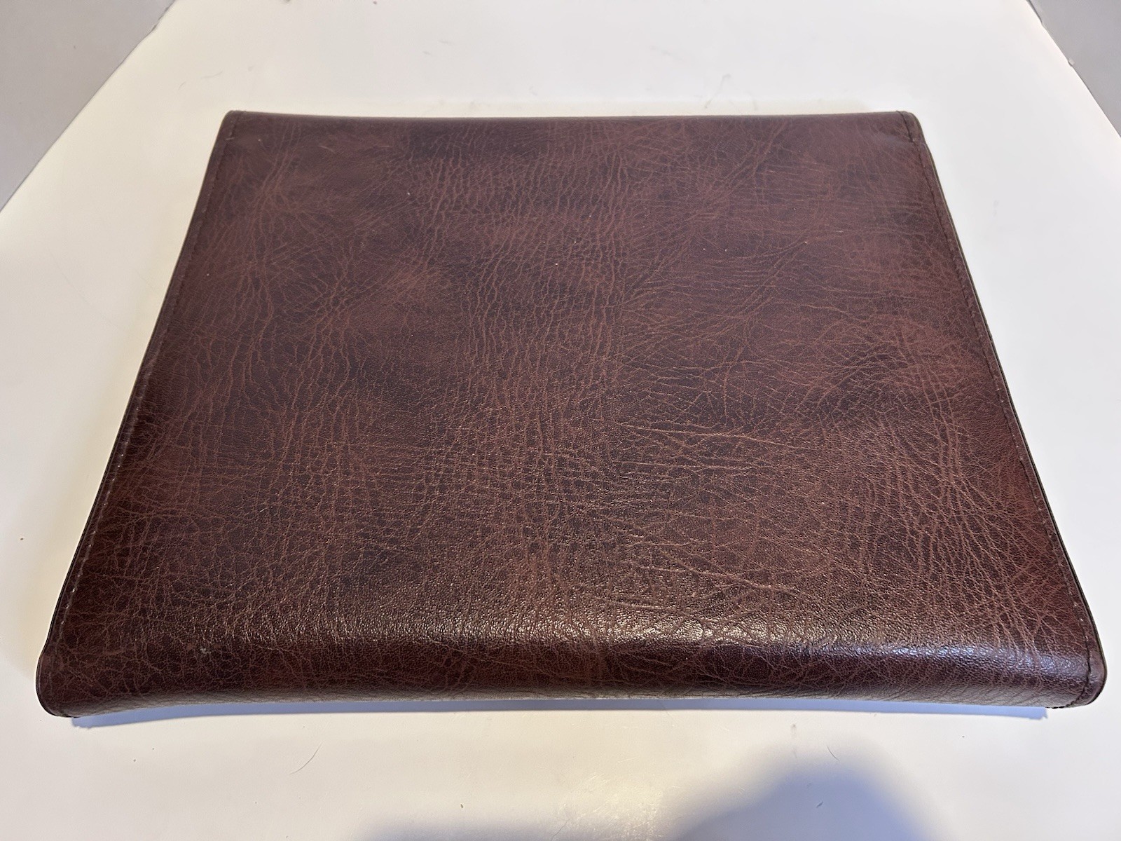 Vintage Krause Leather Portfolio Organizer Business Desktop Folio