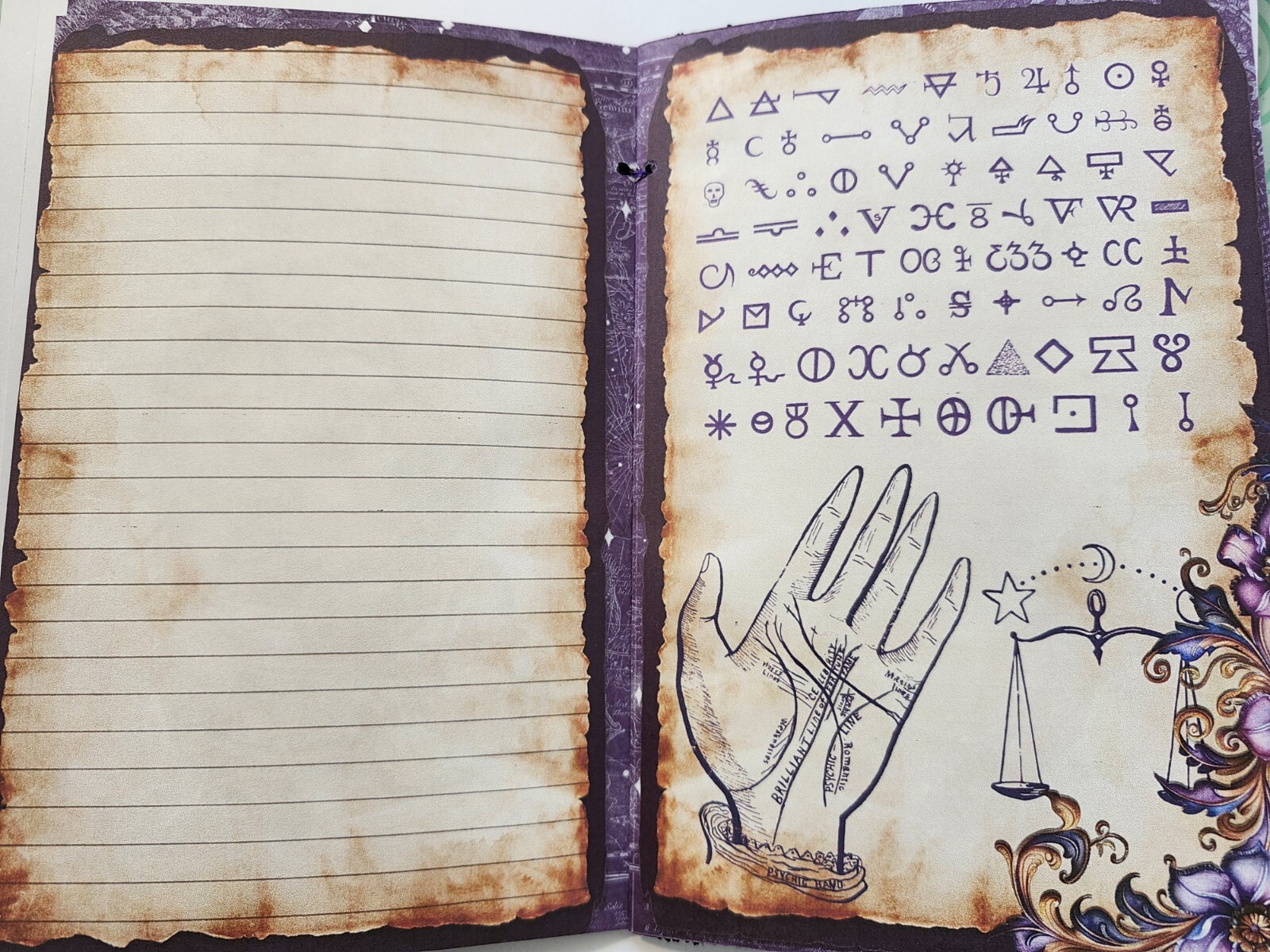 Junk Journal Booklet “MYSTIC 2” Fortune PSYCHIC HANDMADE Cards, Pockets +More!