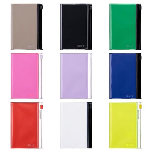 MARK’S EDiT Grid Notebook, B7, with PVC Cover, 5mm, 5mm Diameter