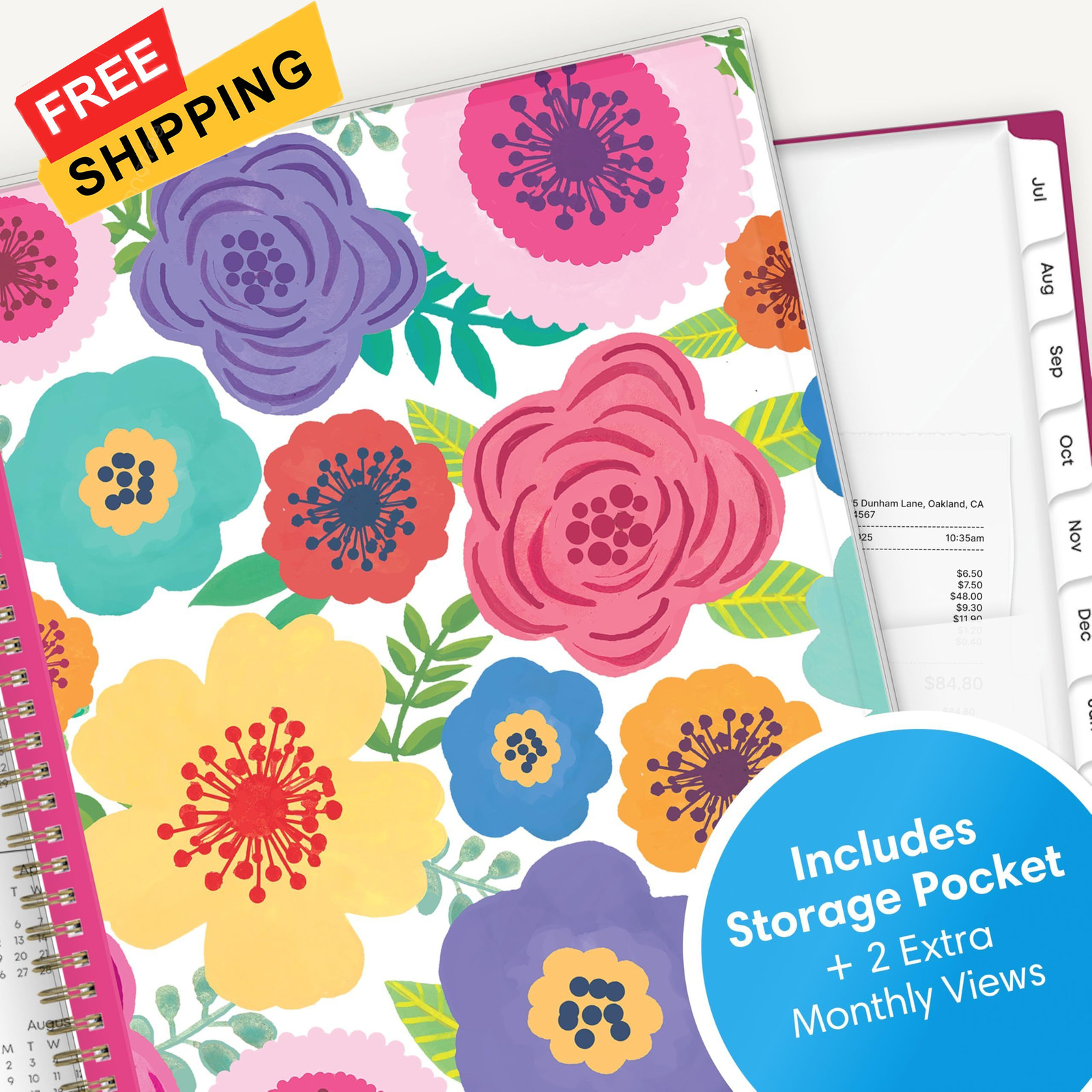 Blue Sky 2026-2027 Weekly and Monthly Academic 8.5″ x 11″, Mahalo- 2026/2027