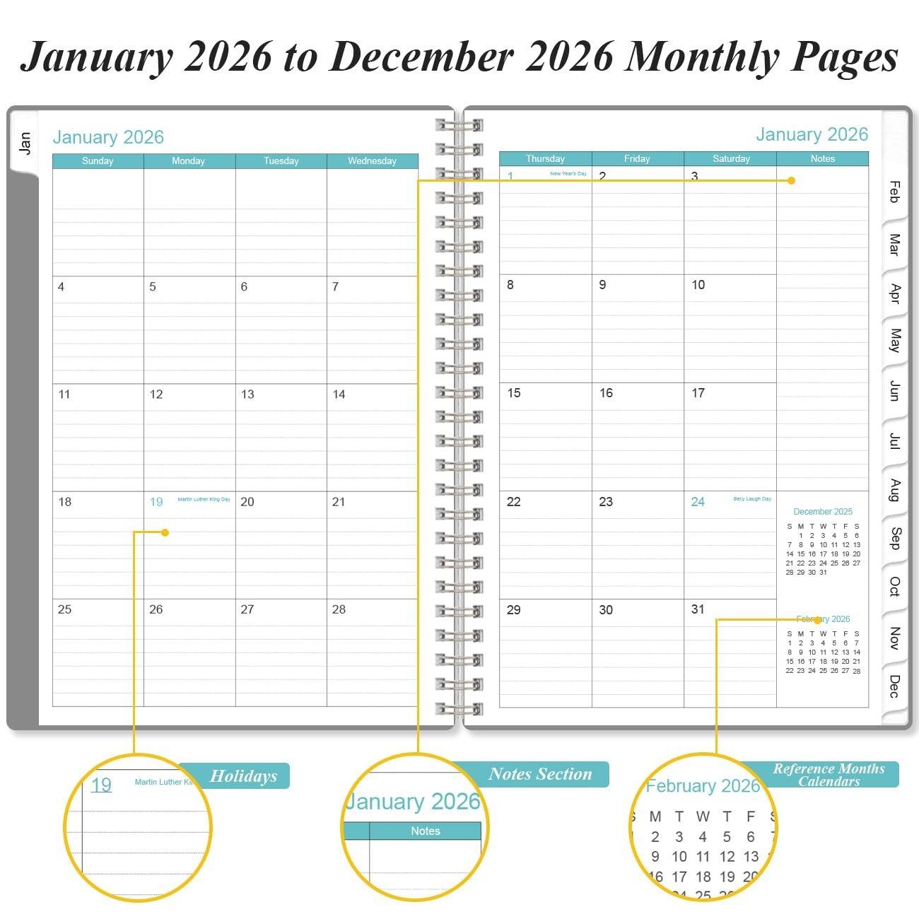 2026 Appointment Book – 2026 Daily Hourly Planner from January 2026 – Decembe…
