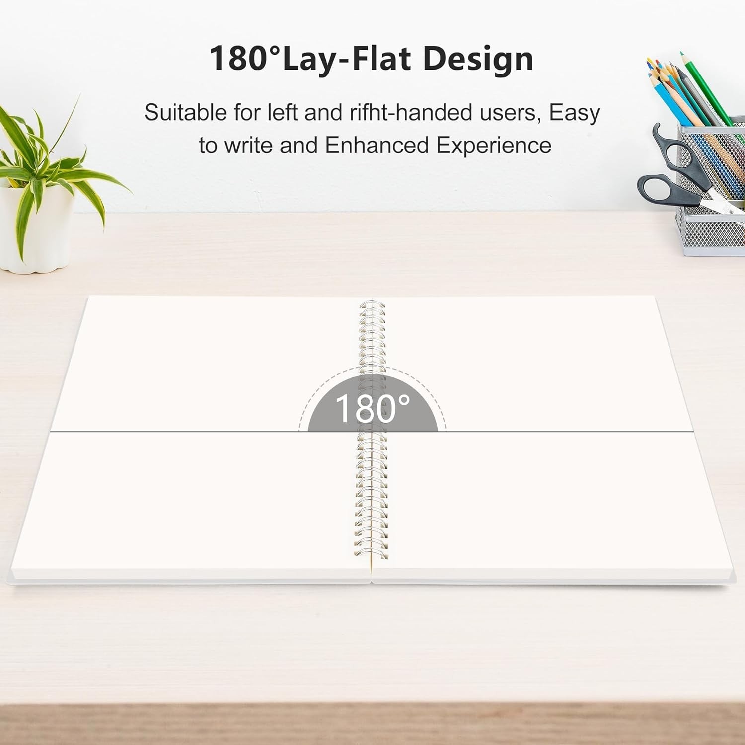 2-Pack B5 Blank Journal Notebook, 160 Pages, Waterproof Plastic Cover, Spiral