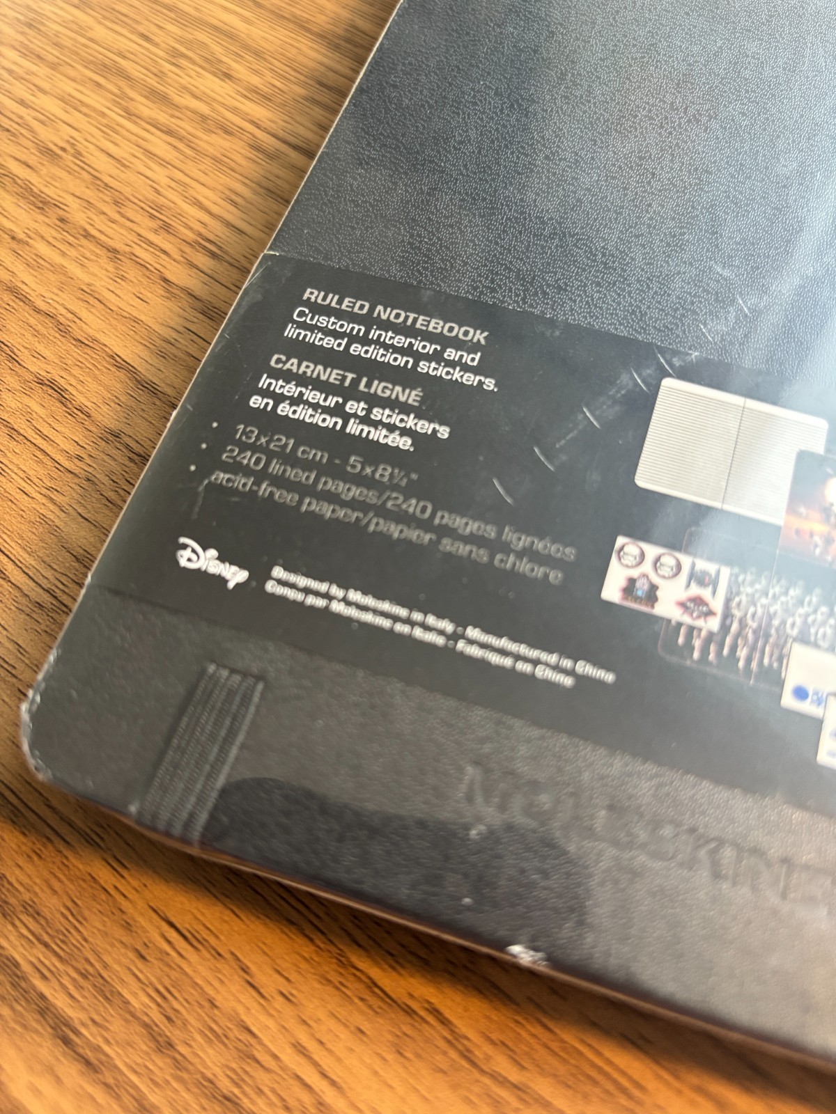 Moleskine Star Wars Limited Edition Notebook Kylo Ren Ruled Notebook NEW SEALED