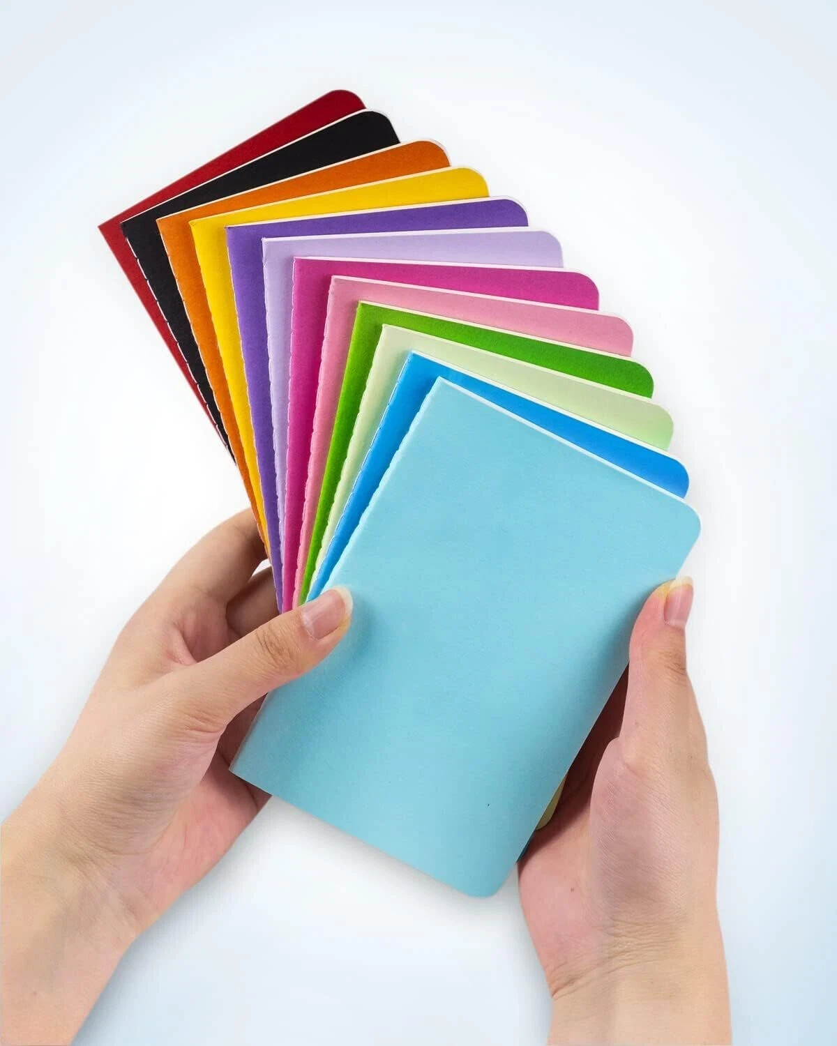 12 Pack Mini Pocket Notebook, 2.5 X 4 Inch, Lined, 30 Pages(Double Sided-60pgs)