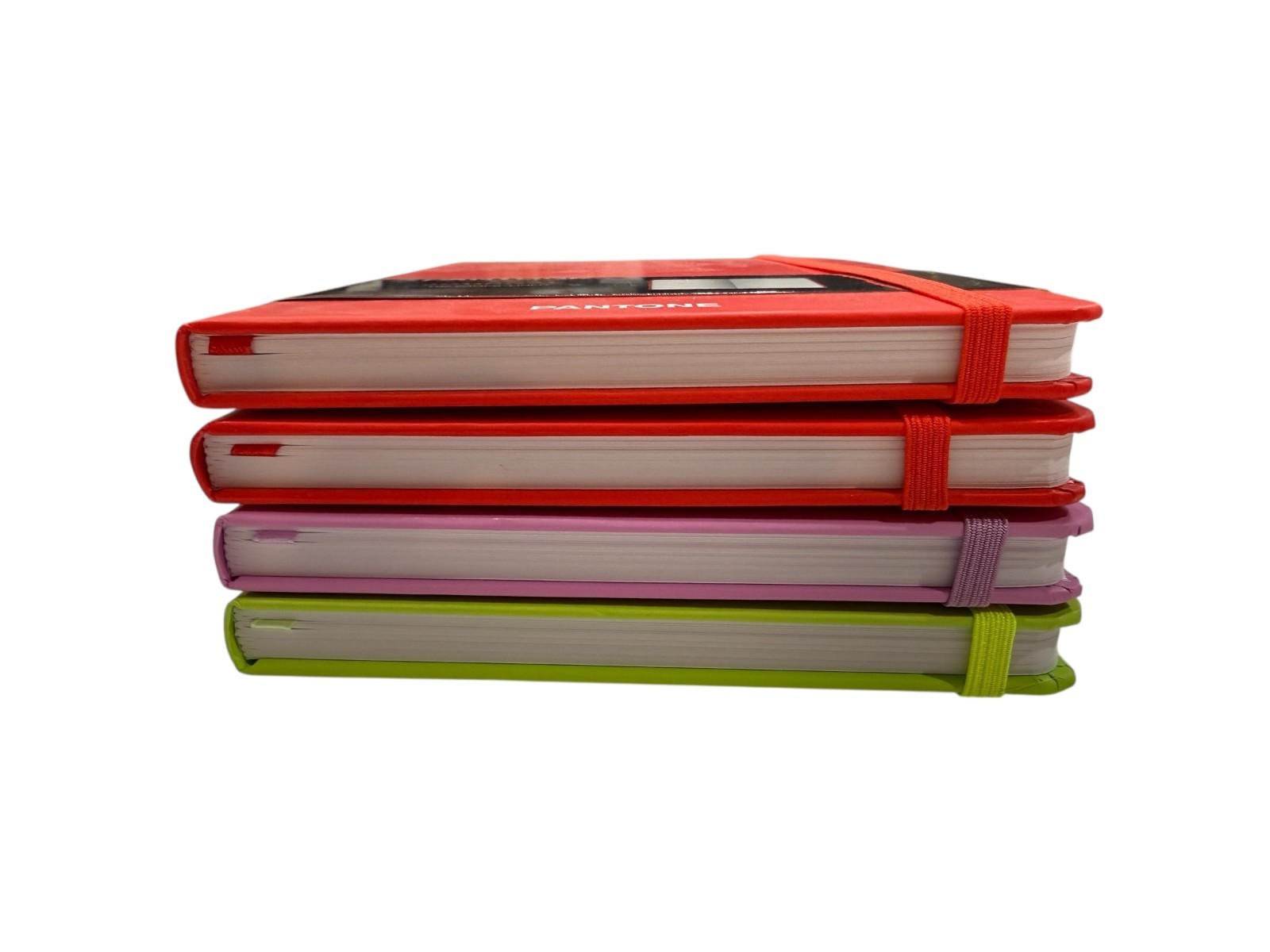 Pantone OFFICIAL | 5.25×8.25″ Lined Compact Journal 2 Red 1 Green 1 Lilac set