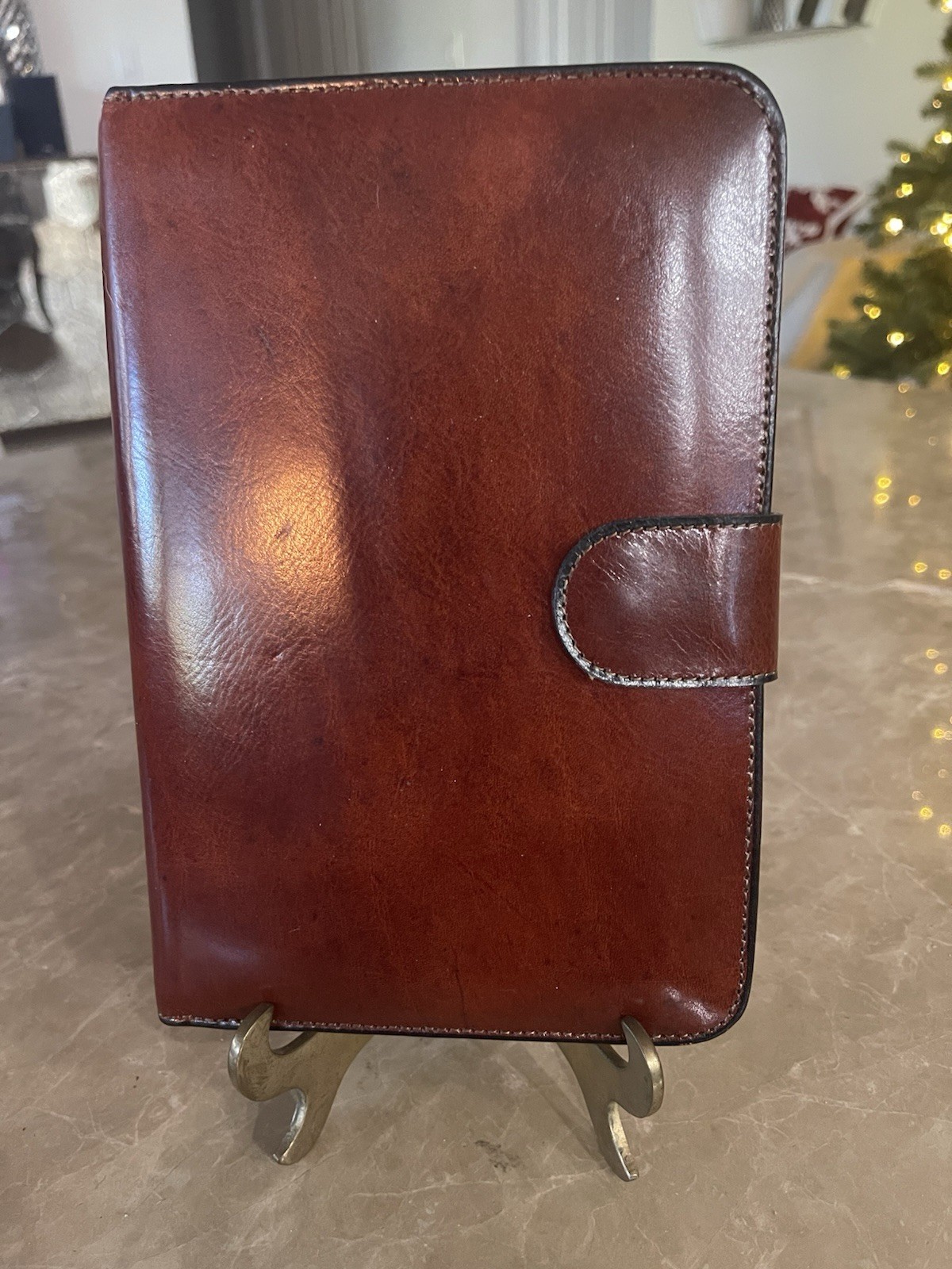 Bosca Address Book&Planner Cognac Old Leather New Old Stock New Old Stock 1996!