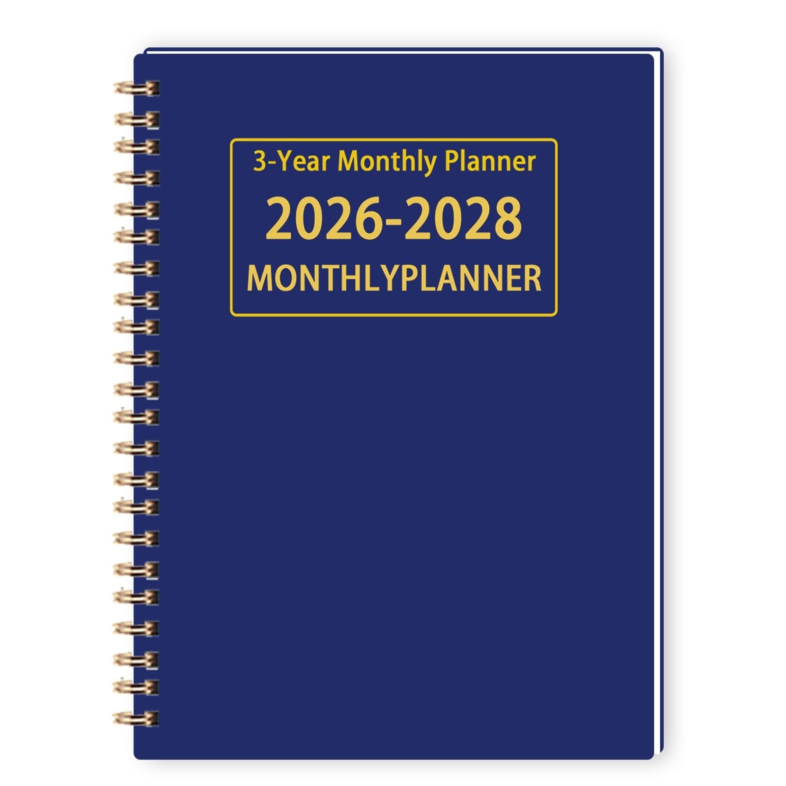 2026-2028 Monthly Planner – 3 Year Calendar, 36 Months, Twin-Wire Binding, Lined