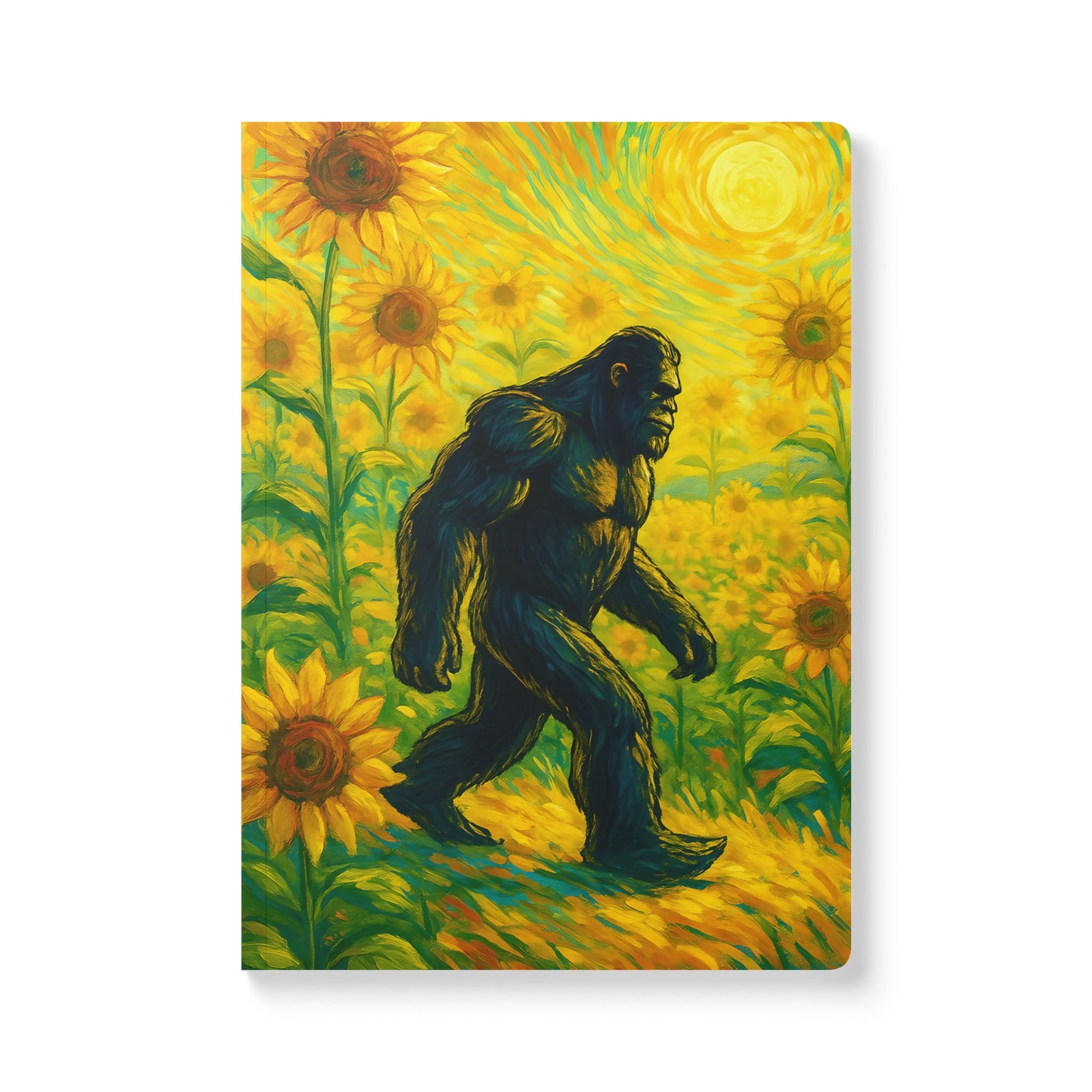 Bigfoot Sunflower Softcover Journal | Nature Lover’s Notebook