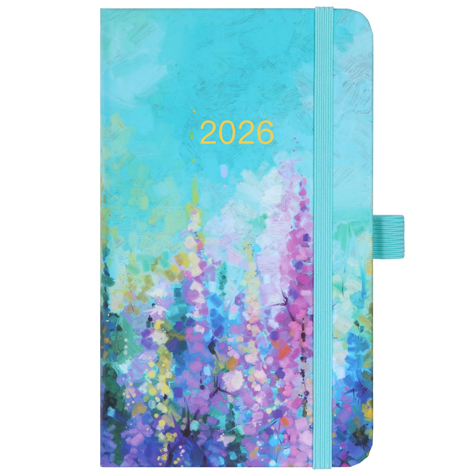 2026 Pocket Planner Oil Painting Cover Weekly Monthly Personal Organizer 2025…