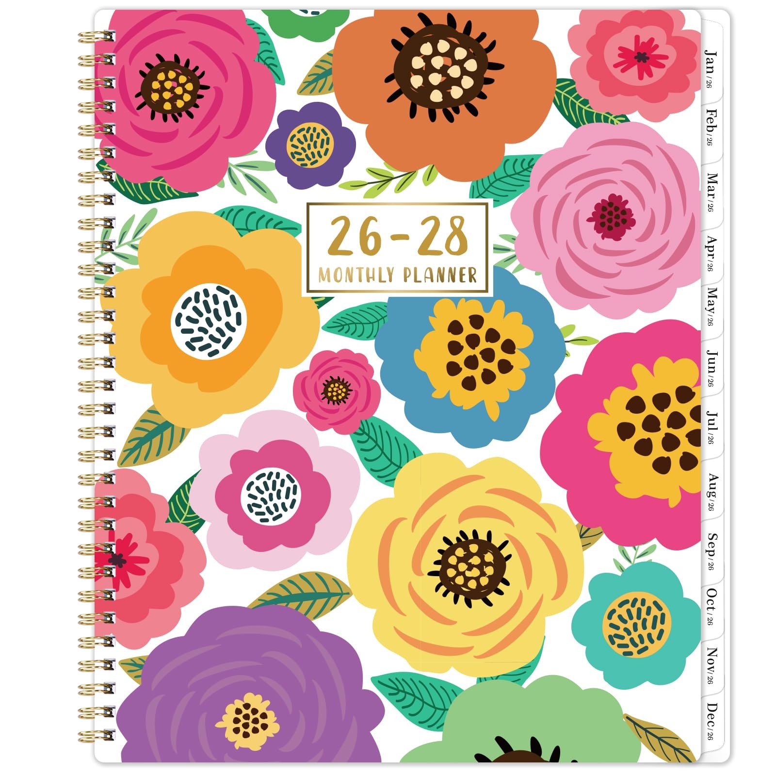 2026-2028 Monthly Planner – 3 Year Monthly Planner 2026-2028, Jan.2026 – Dec….