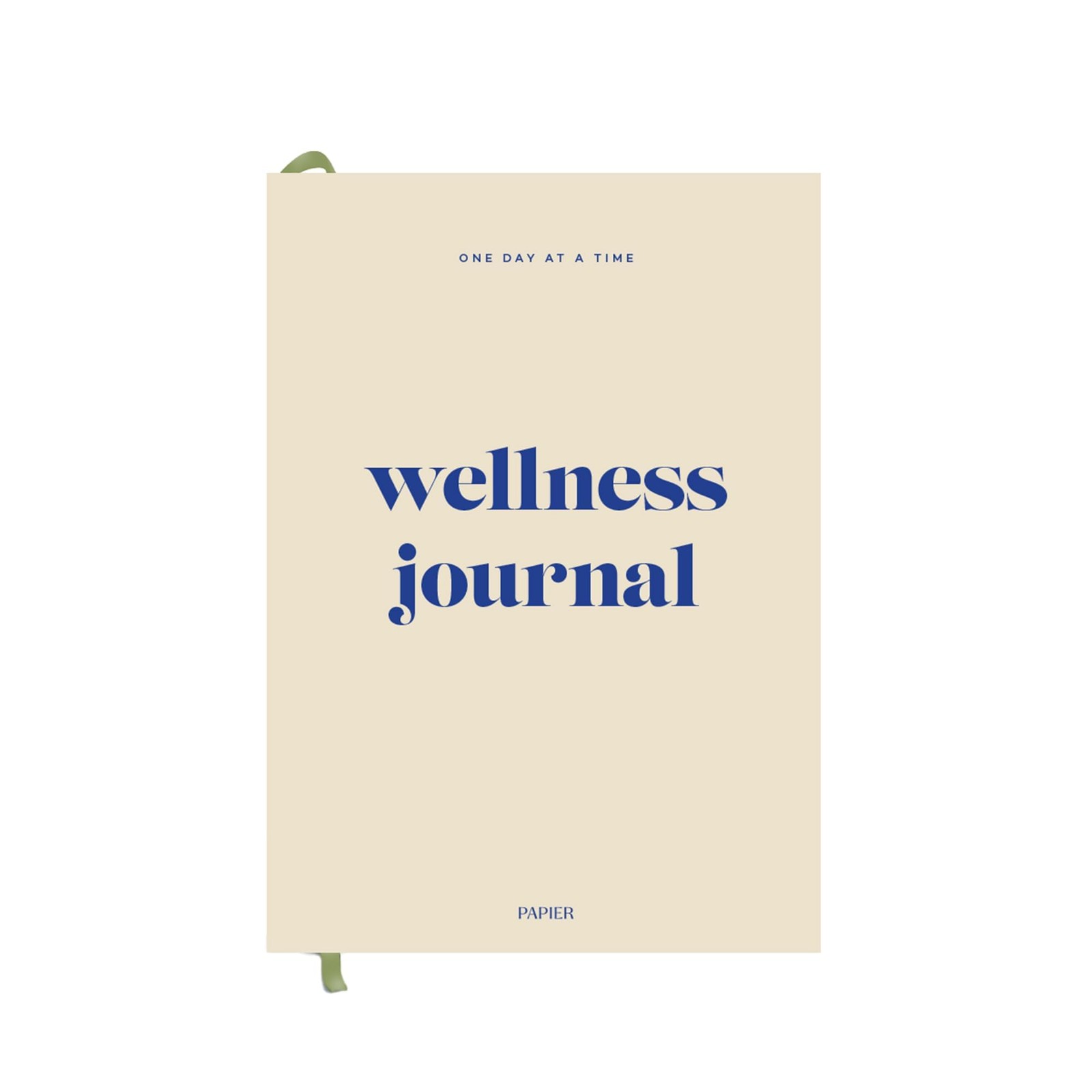 Papier Daily Wellness Journal Diary – Beige, 8.46″L x 6.02″W | Hardback Cover