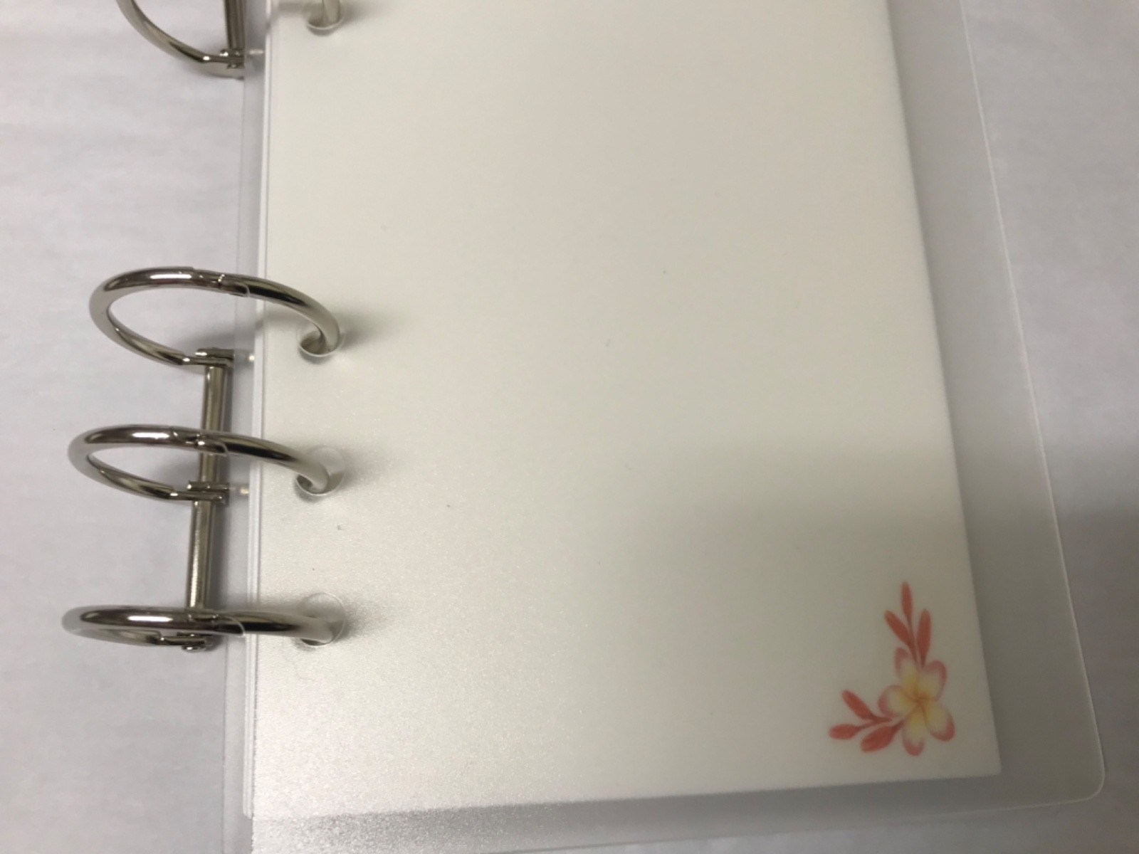 C & P Cloth and Paper Personal Size Agenda- 1 inch rings with plastic cover