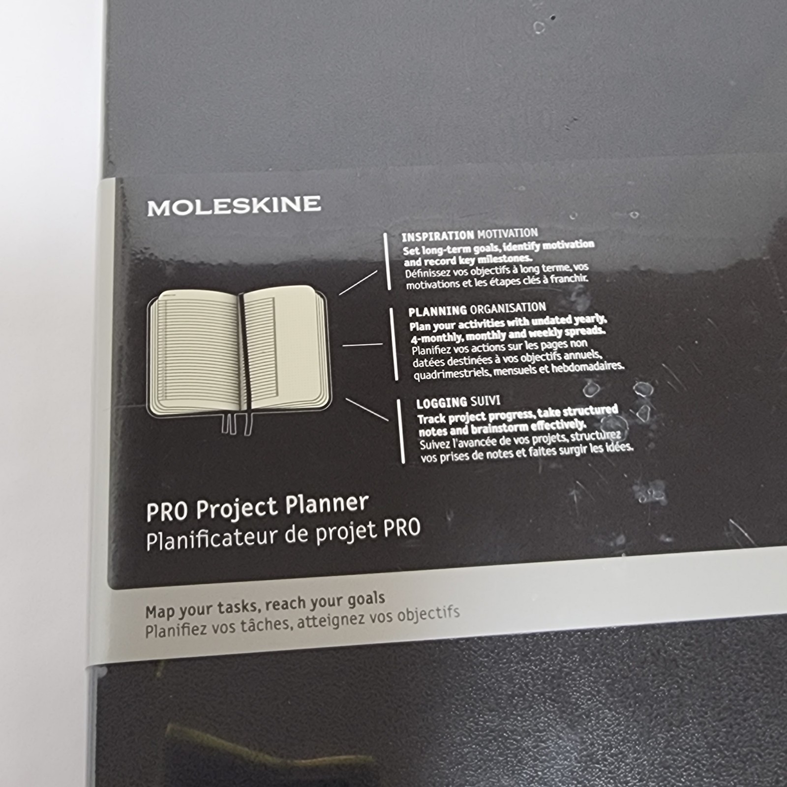 Moleskine Professional Project Planner Extra Large Hard Cover 7.5×9.75 288 Pages