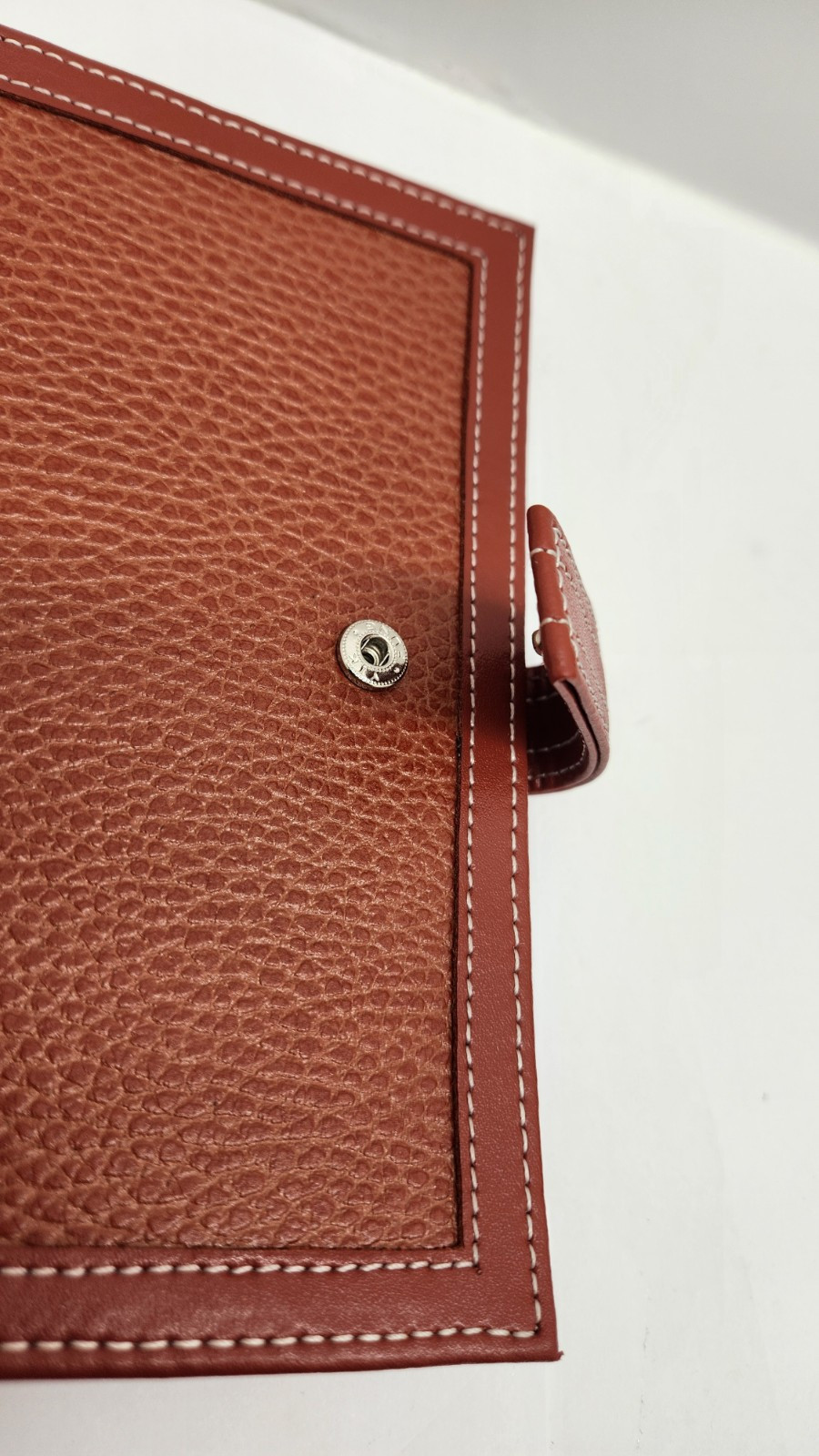Clutch FRANKLIN COVEY Orange LEATHER Photo Album *Matches Planner/Binder*Purple